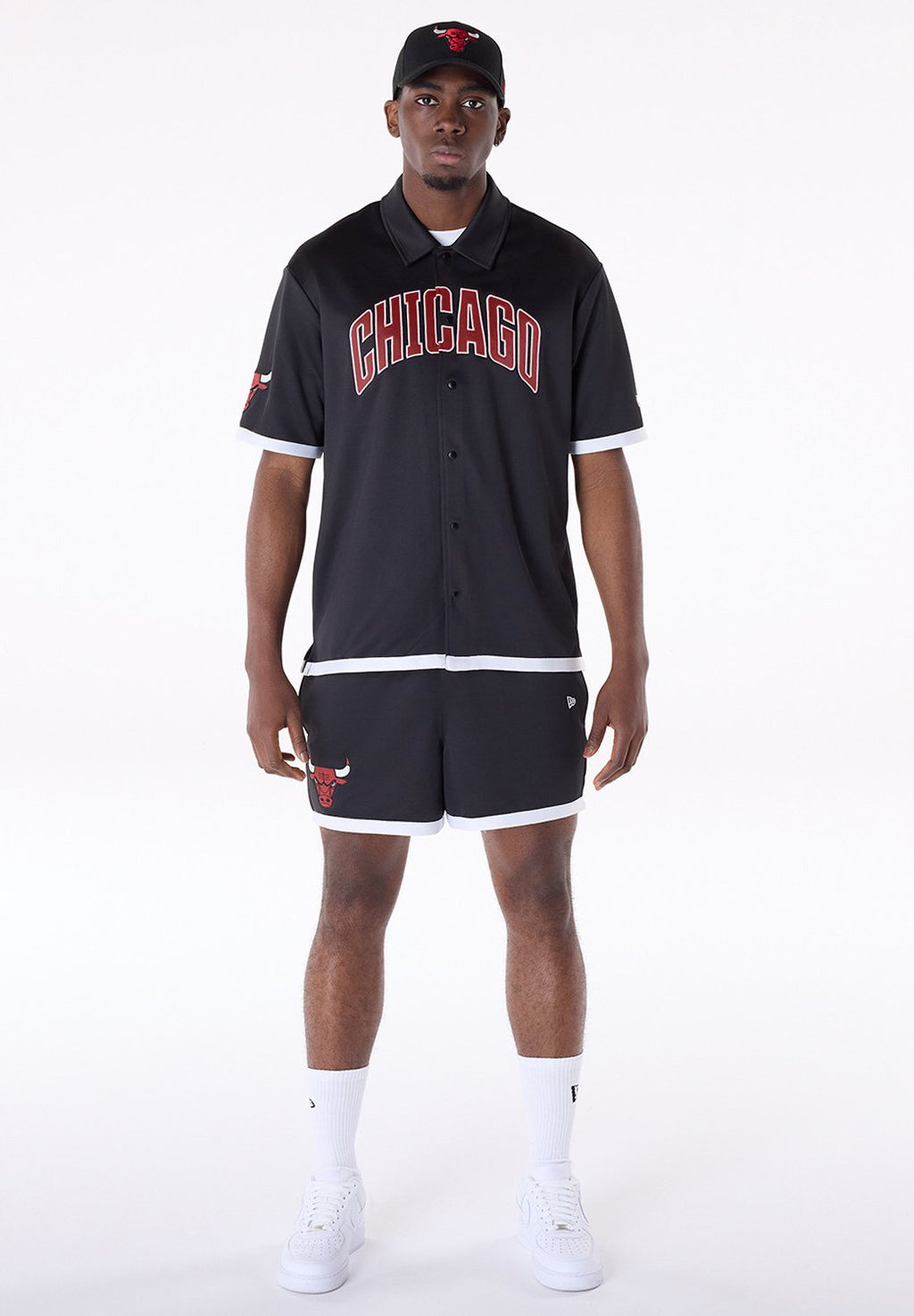 NBA CHICAGO BULLS SNAP BUTTON - Print T-shirt - black