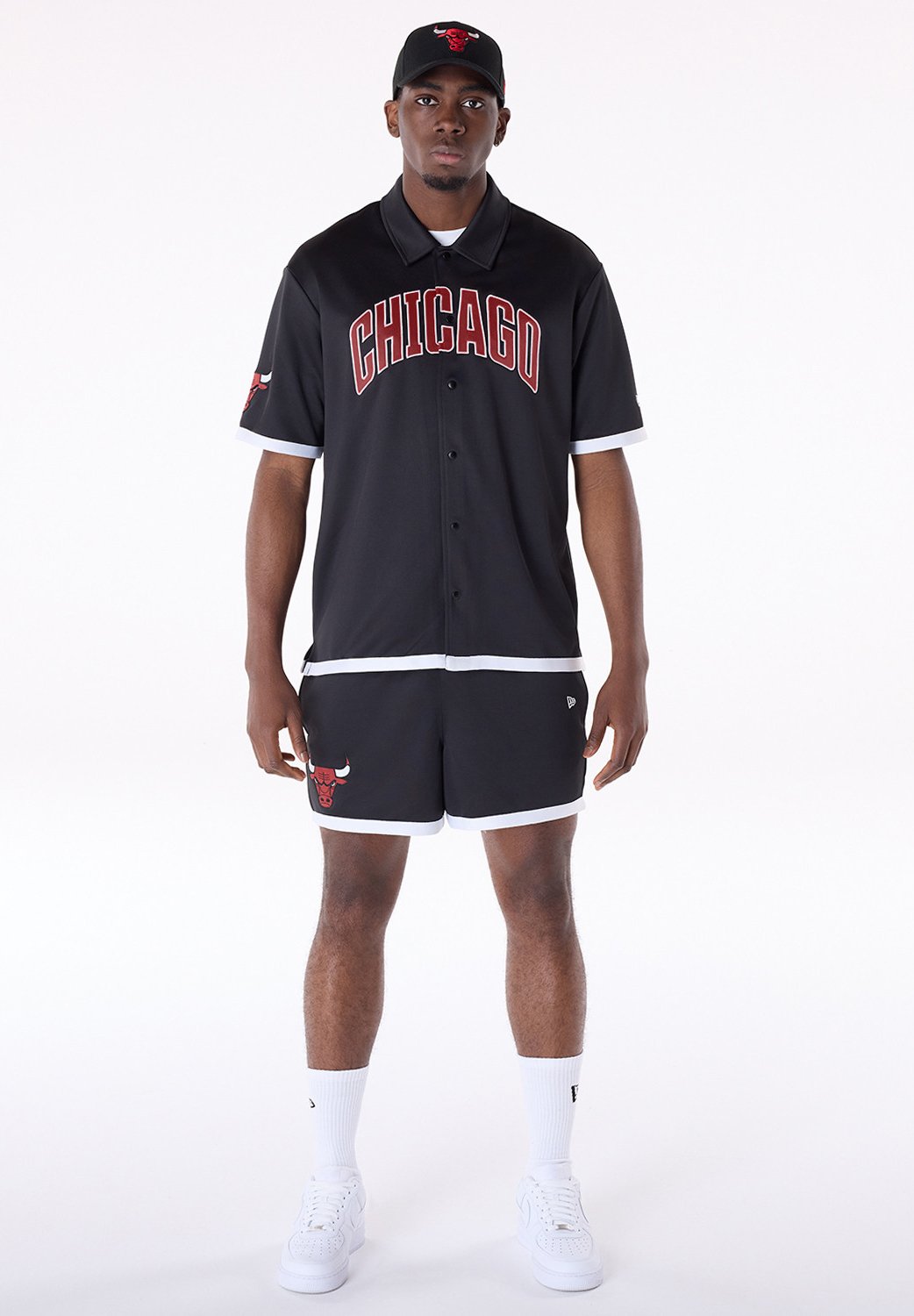 NBA CHICAGO BULLS SNAP BUTTON - Print T-shirt - black
