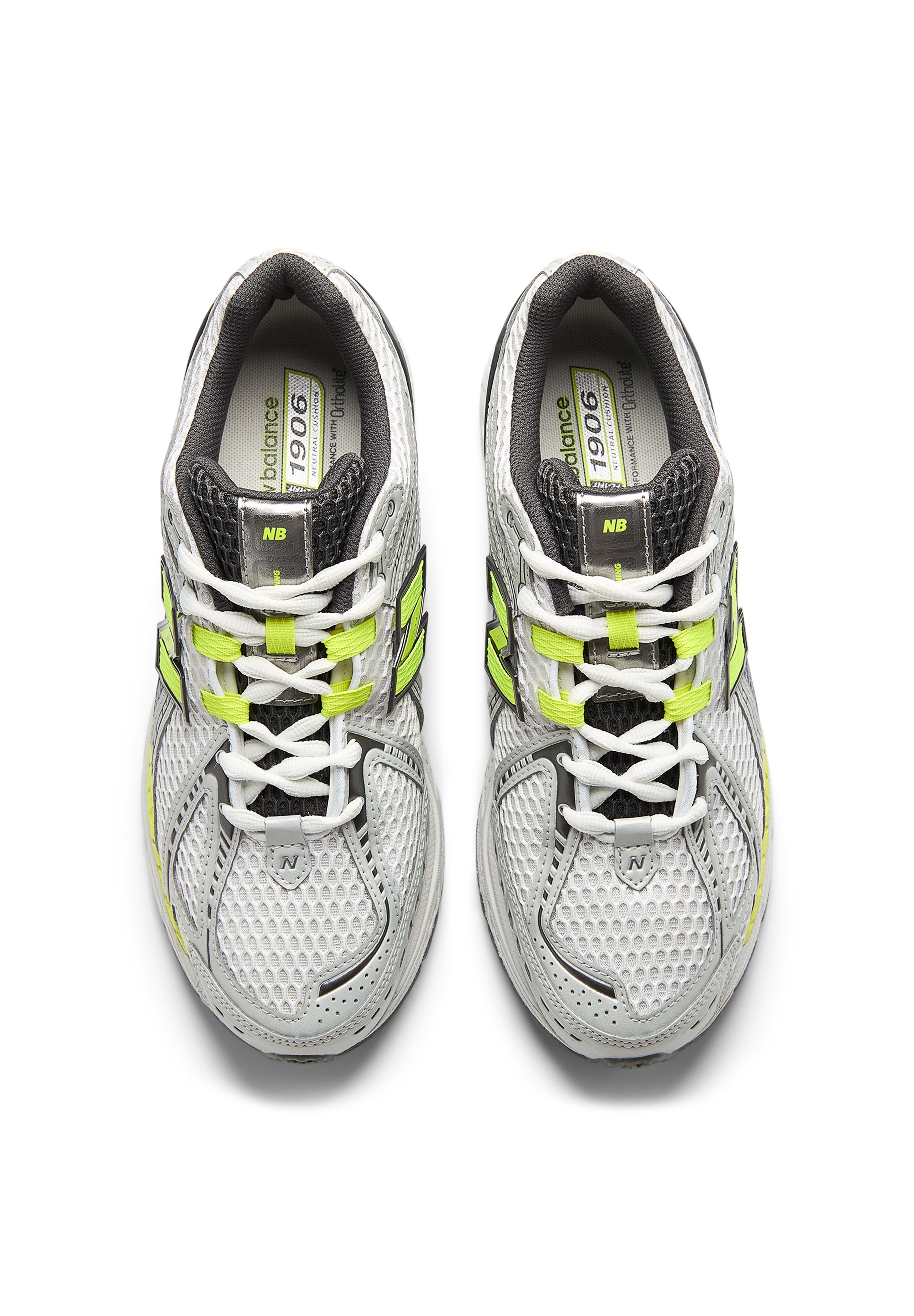 U1906 - Trainers - light silver metallic / alkaline green