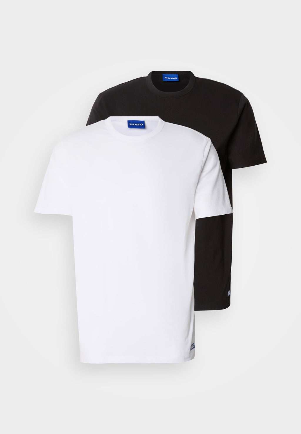 NAOLO 2 PACK - Basic T-shirt - white/black