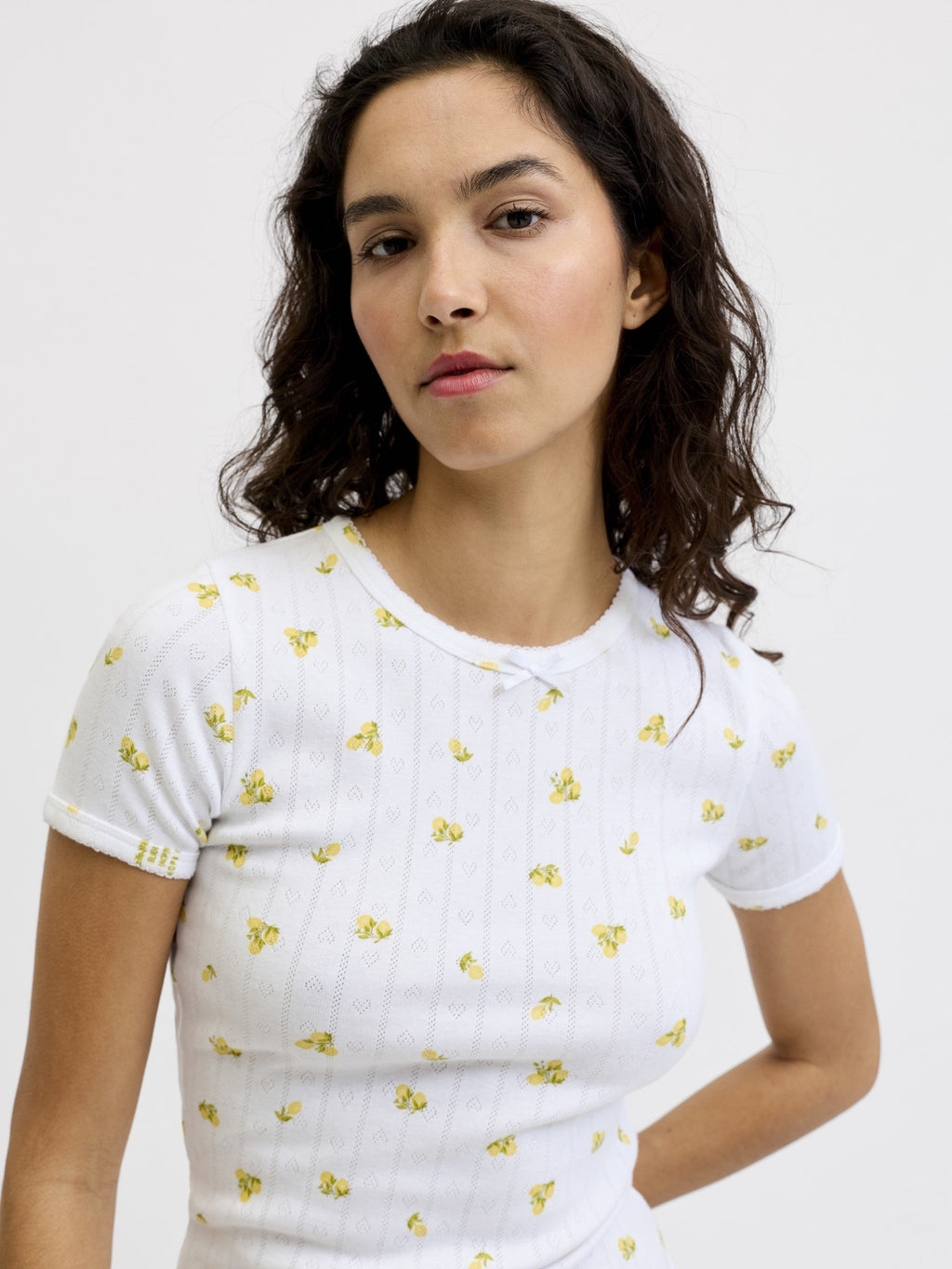 JXELIZA TEE - Print T-shirt - bright white