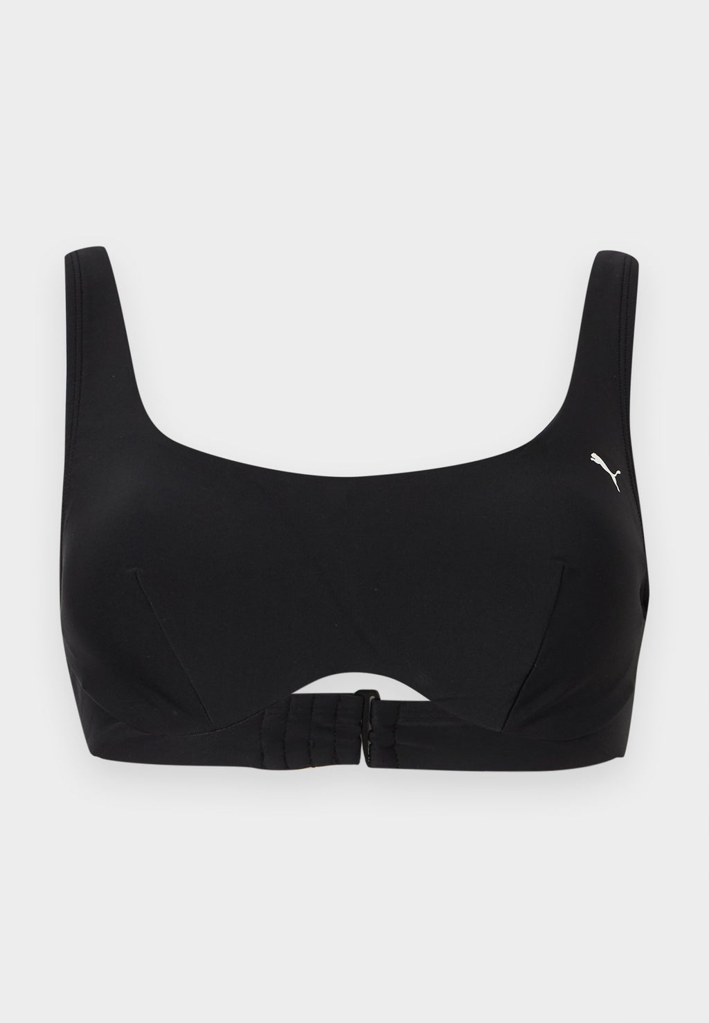 SWIM WOMEN SCOOP NECK - Bikini top - black