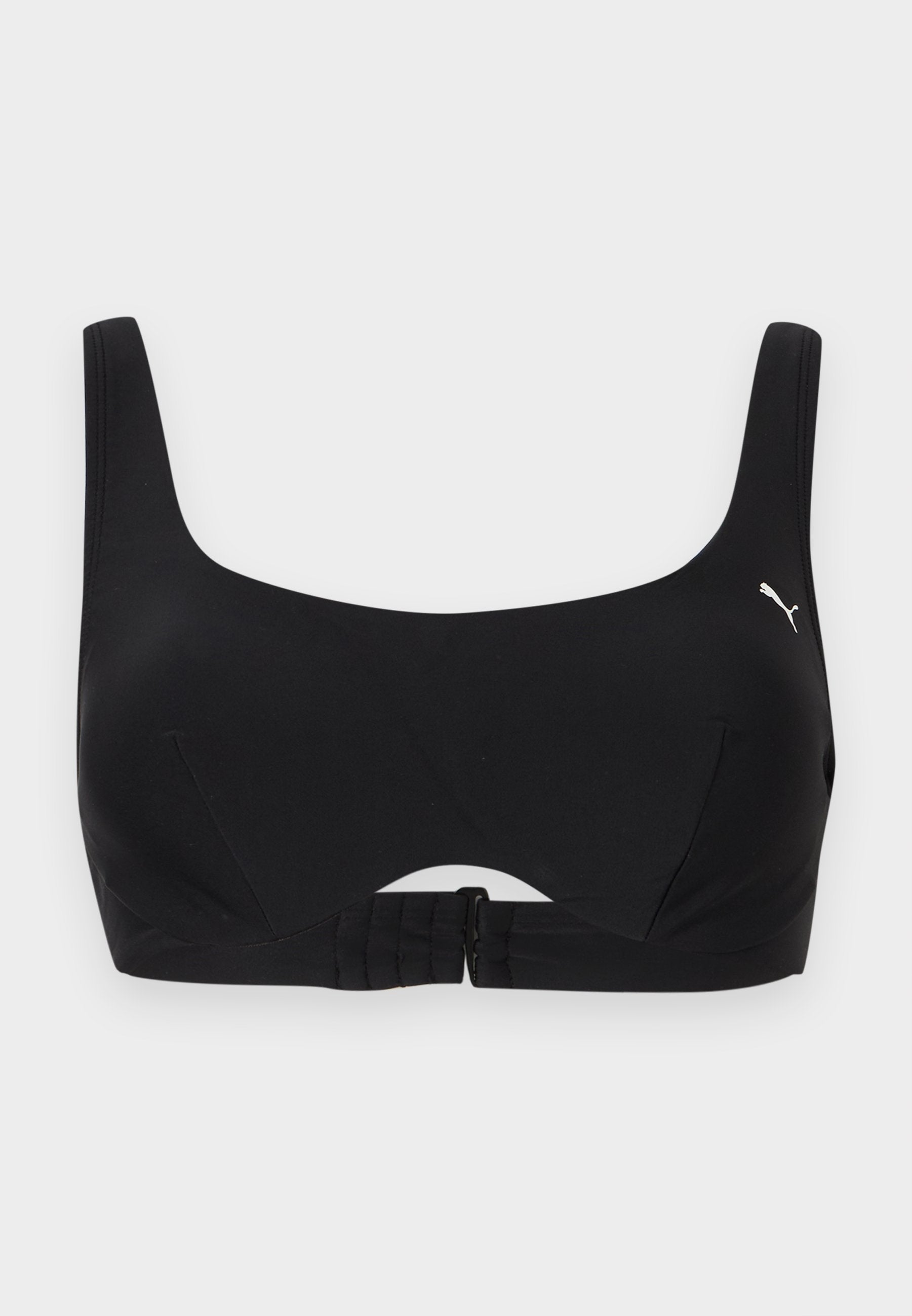 SWIM WOMEN SCOOP NECK - Bikini top - black