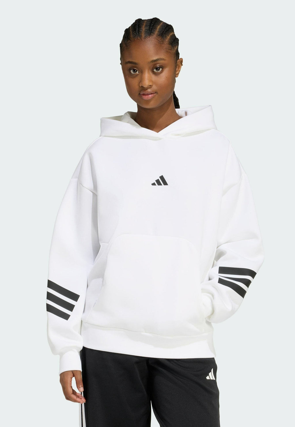 FUTURE ICONS THREE STRIPES - Hoodie - white