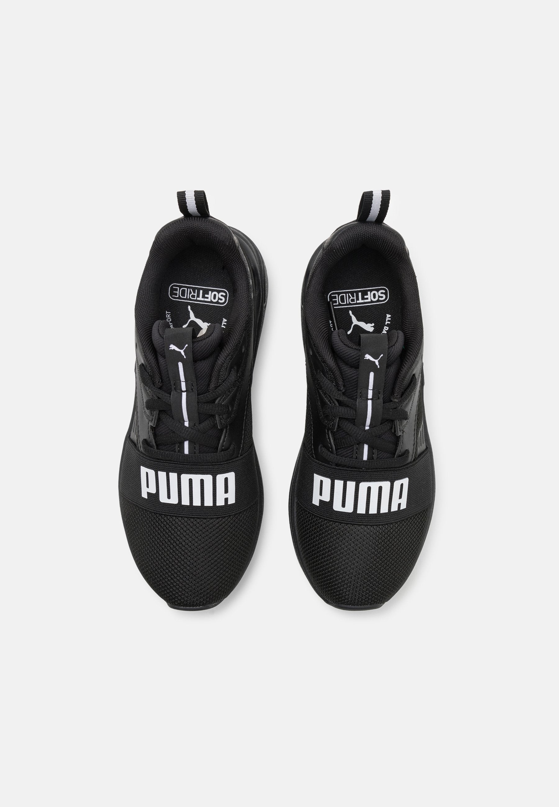 SOFTRIDE WIRED 2 UNISEX - Road running shoes - black/white