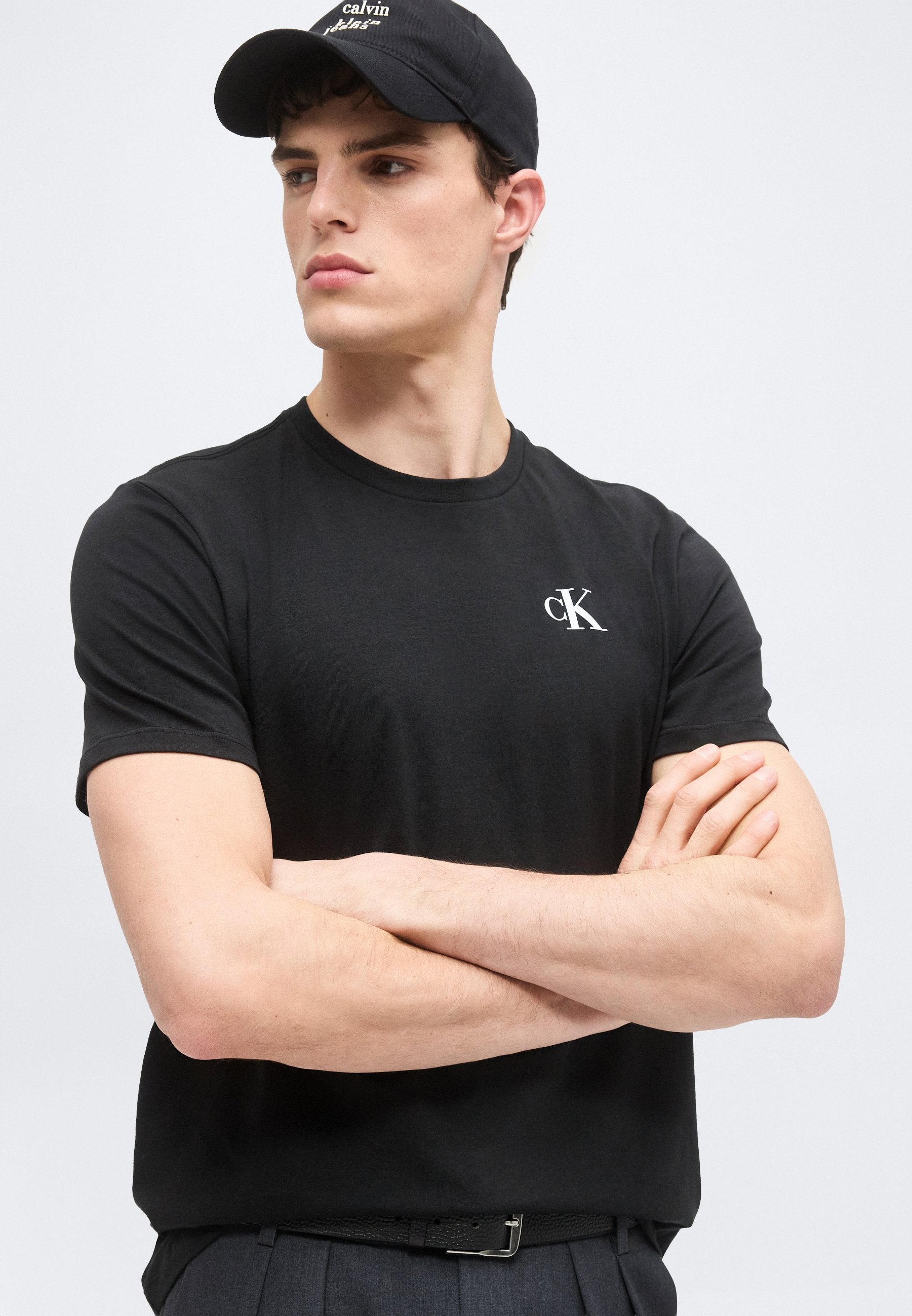 TEE CLASSIQUE À IMPRIMÉ AU DOS - T-shirt imprimé - black