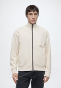 Zip-up sweatshirt - open white