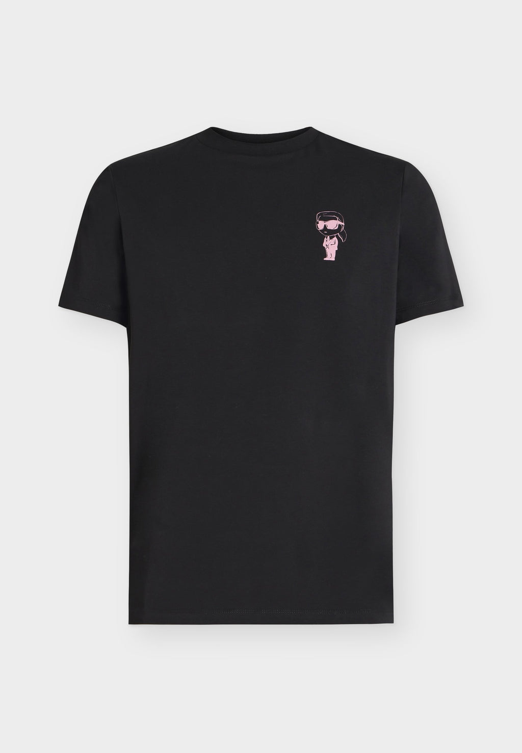 CREWNECK - Basic T-shirt - black/pink