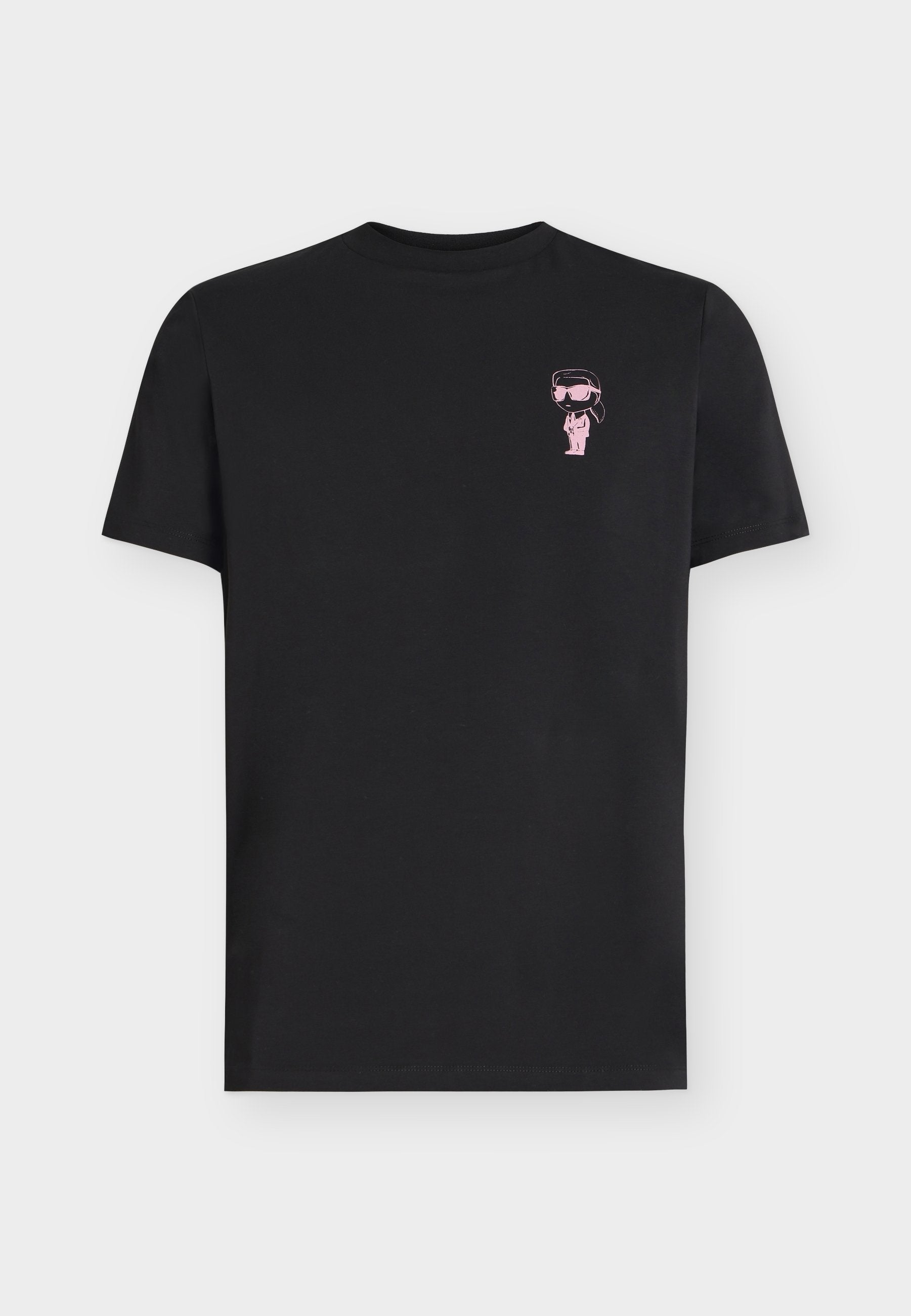 CREWNECK - Basic T-shirt - black/pink