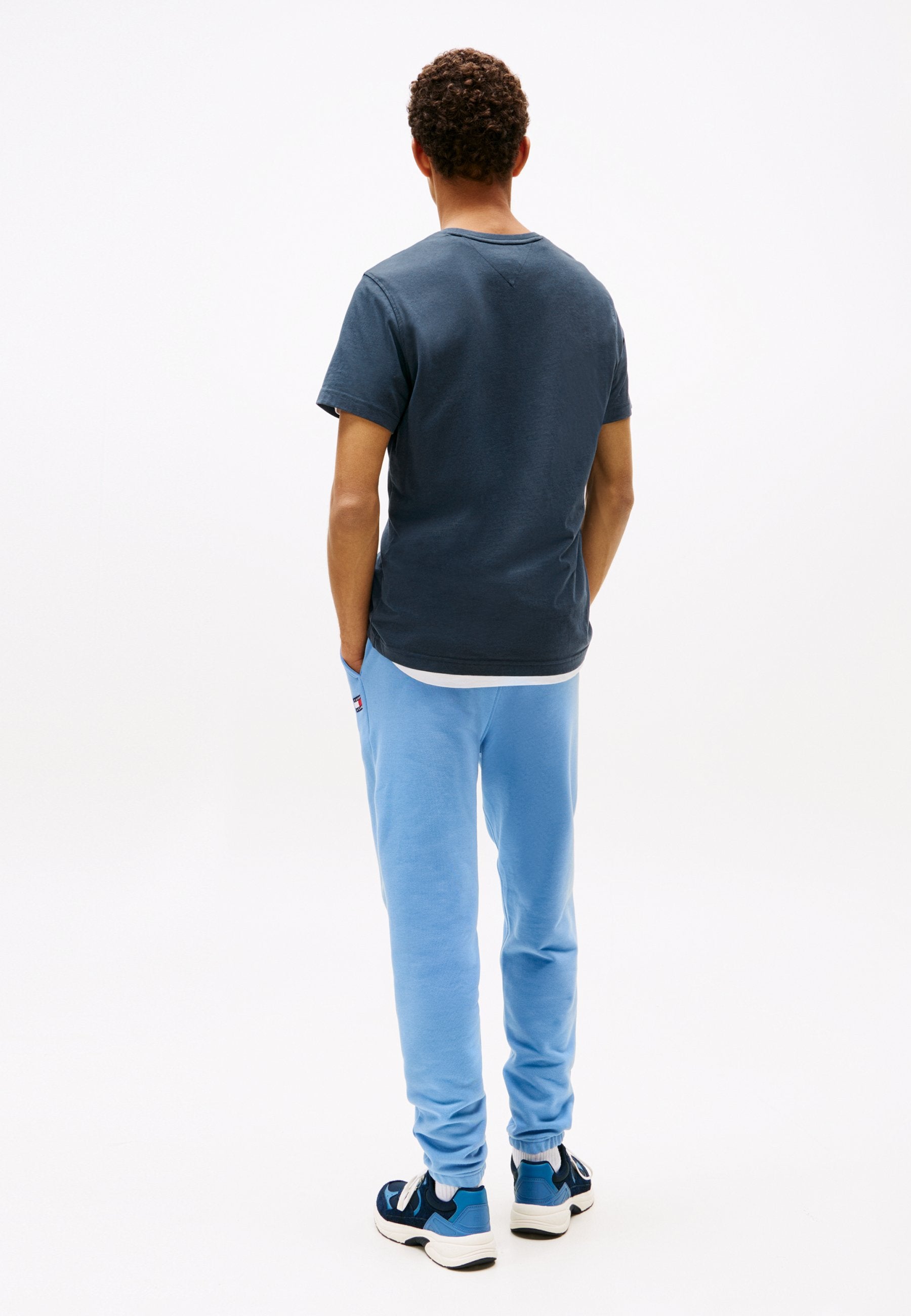 FLAG EXTRA SLIM UNISEX - Basic T-shirt - black iris