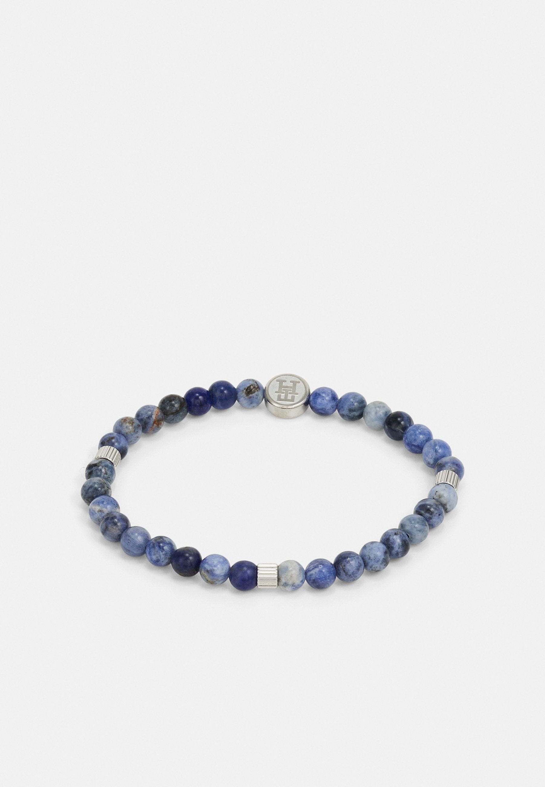 MEN BEADS - Bracelet - blue/silver-coloured