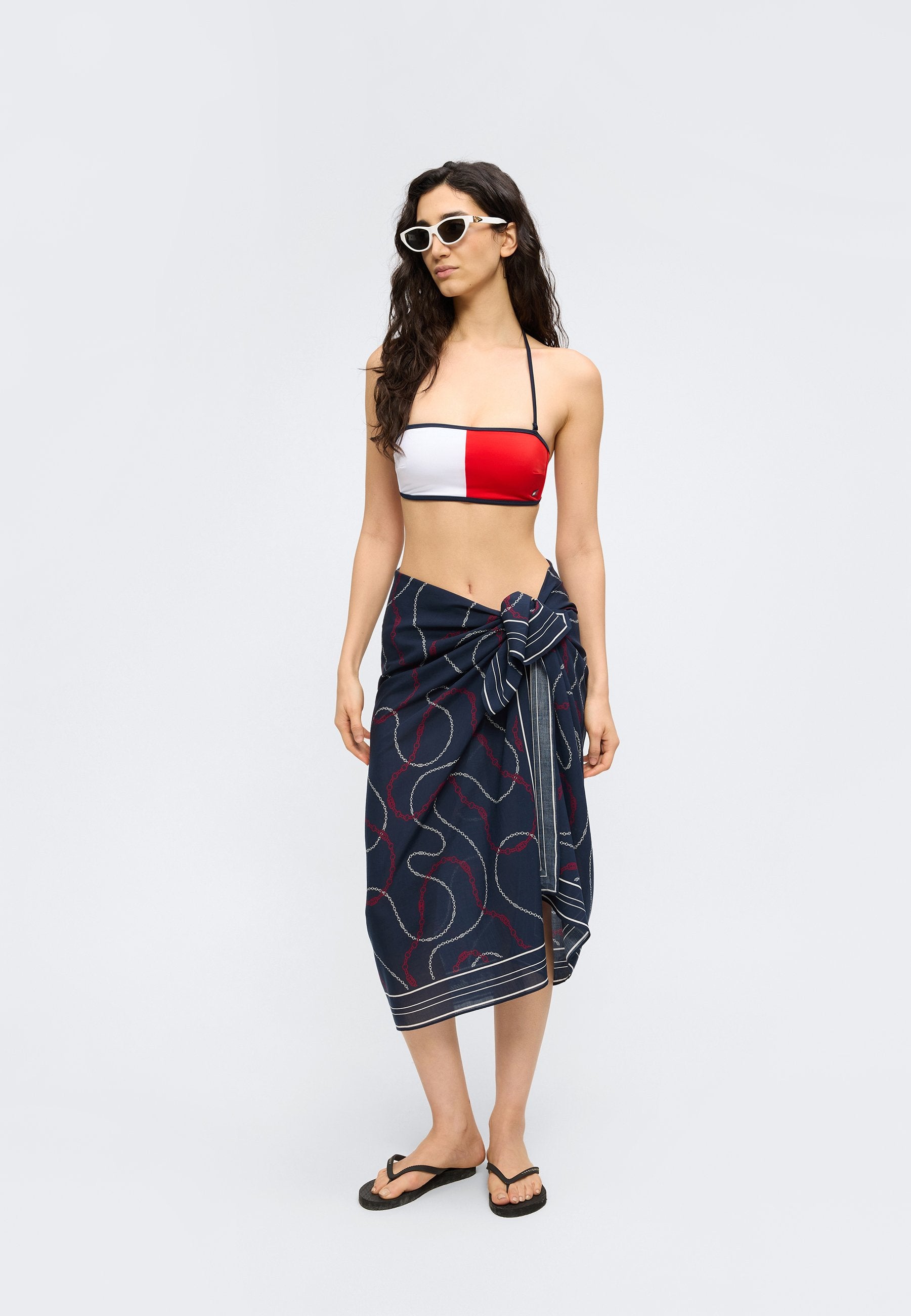 COVER UPS PAREO - Beach accessory - navy