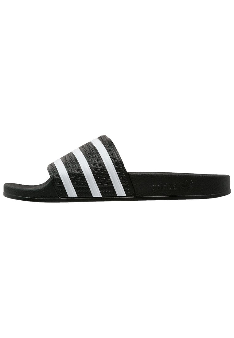 ADILETTE - Pool slides - black/white