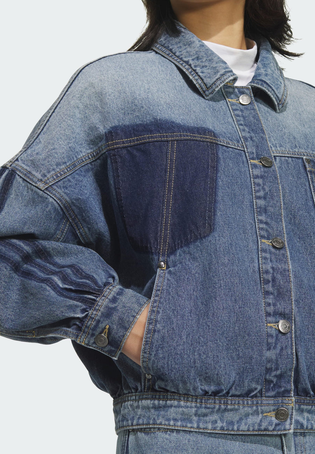 Denim jacket - medium blue denim