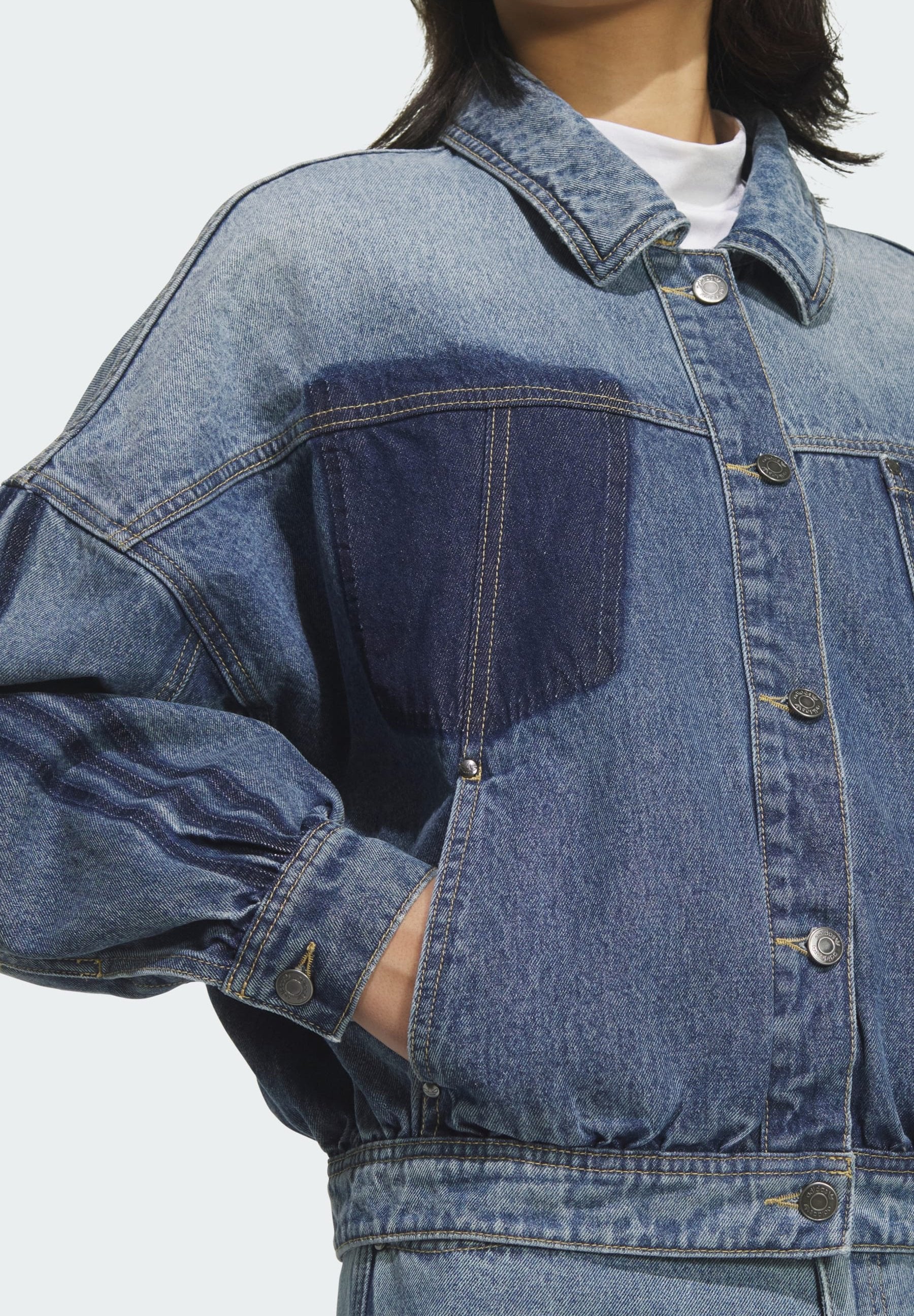 Denim jacket - medium blue denim