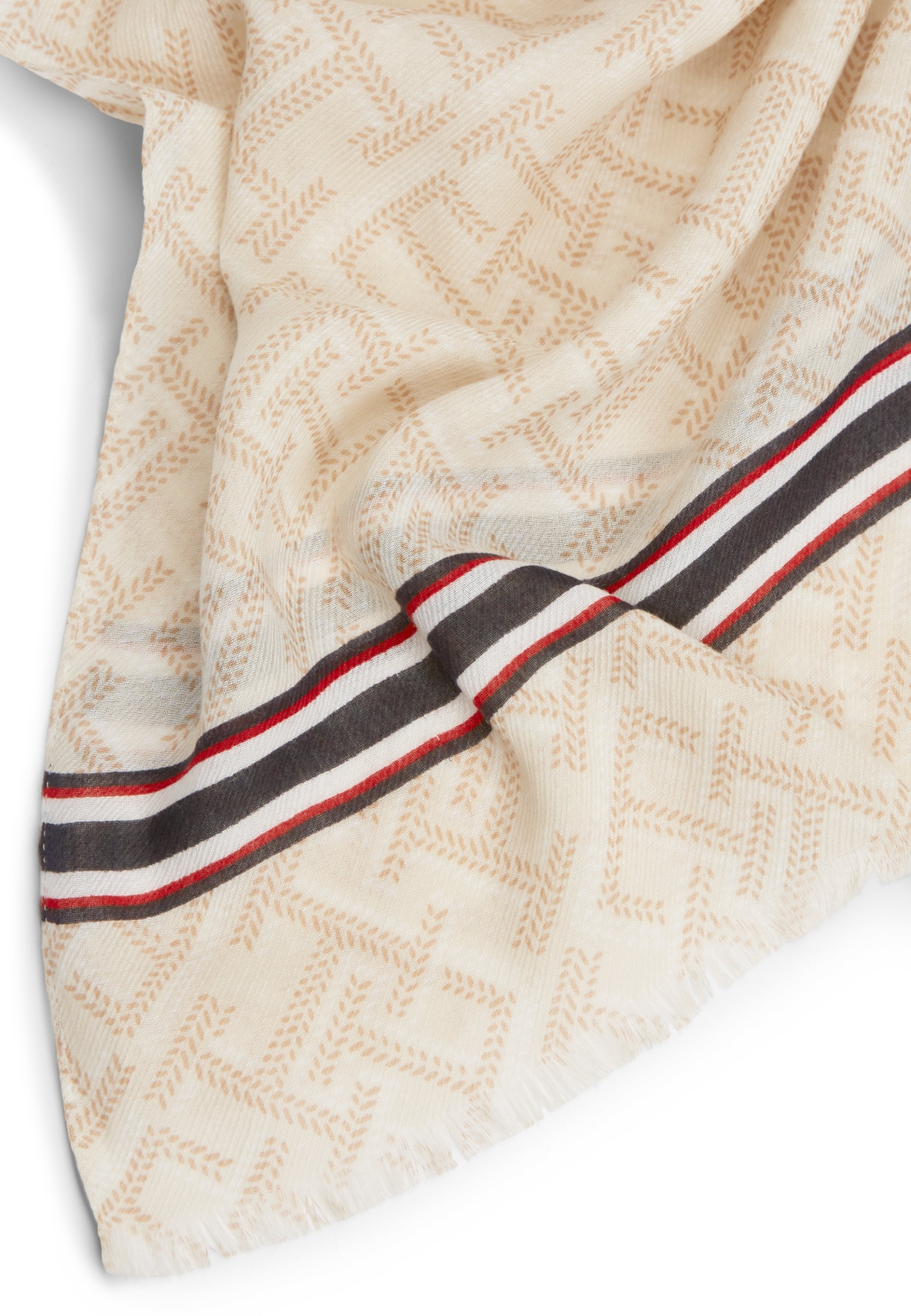 TH MONOGRAM LIGHTWEIGHT SCARF - Scarf - sugarcane