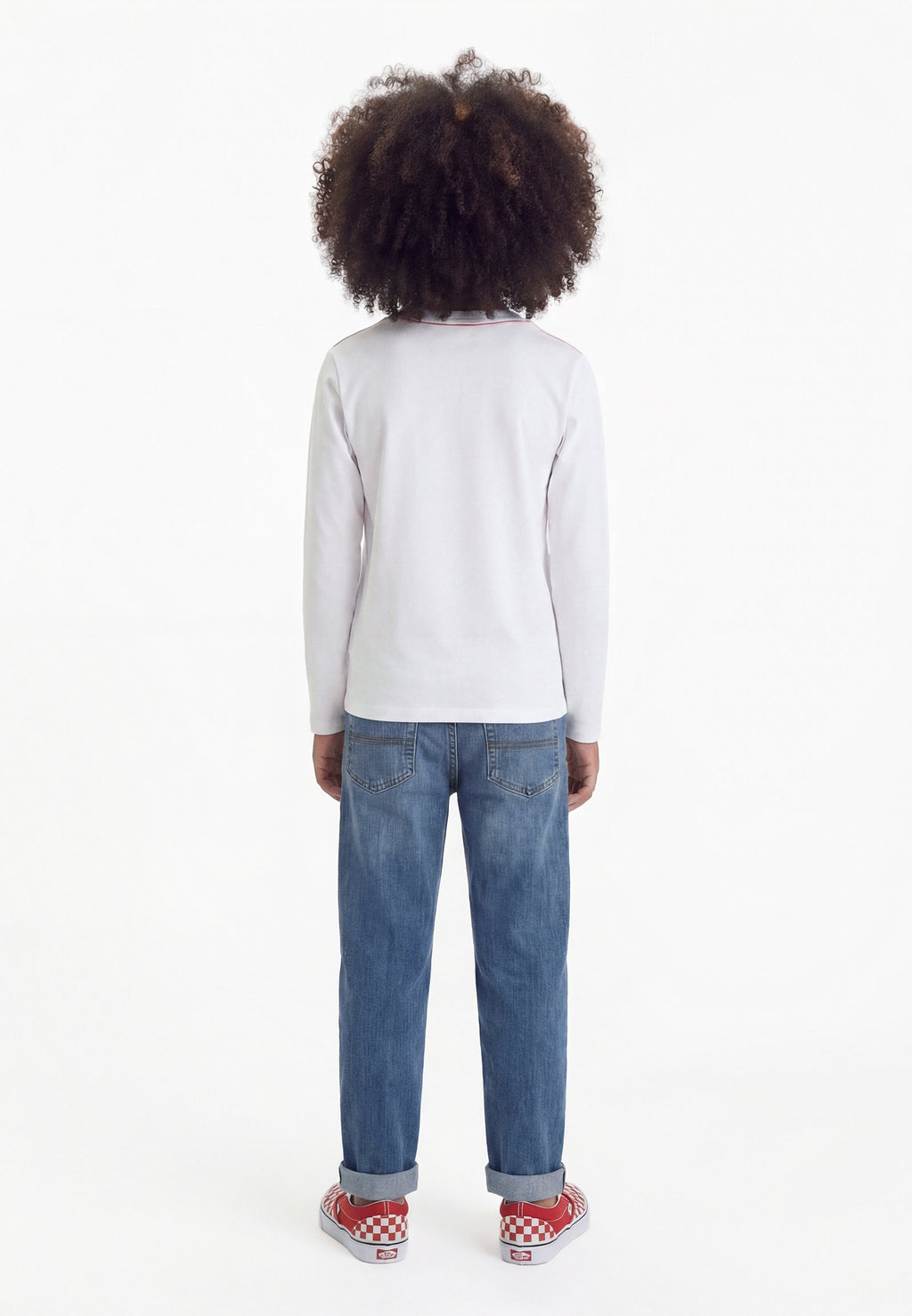 JUNIOR CORE - Long sleeved top - pure white