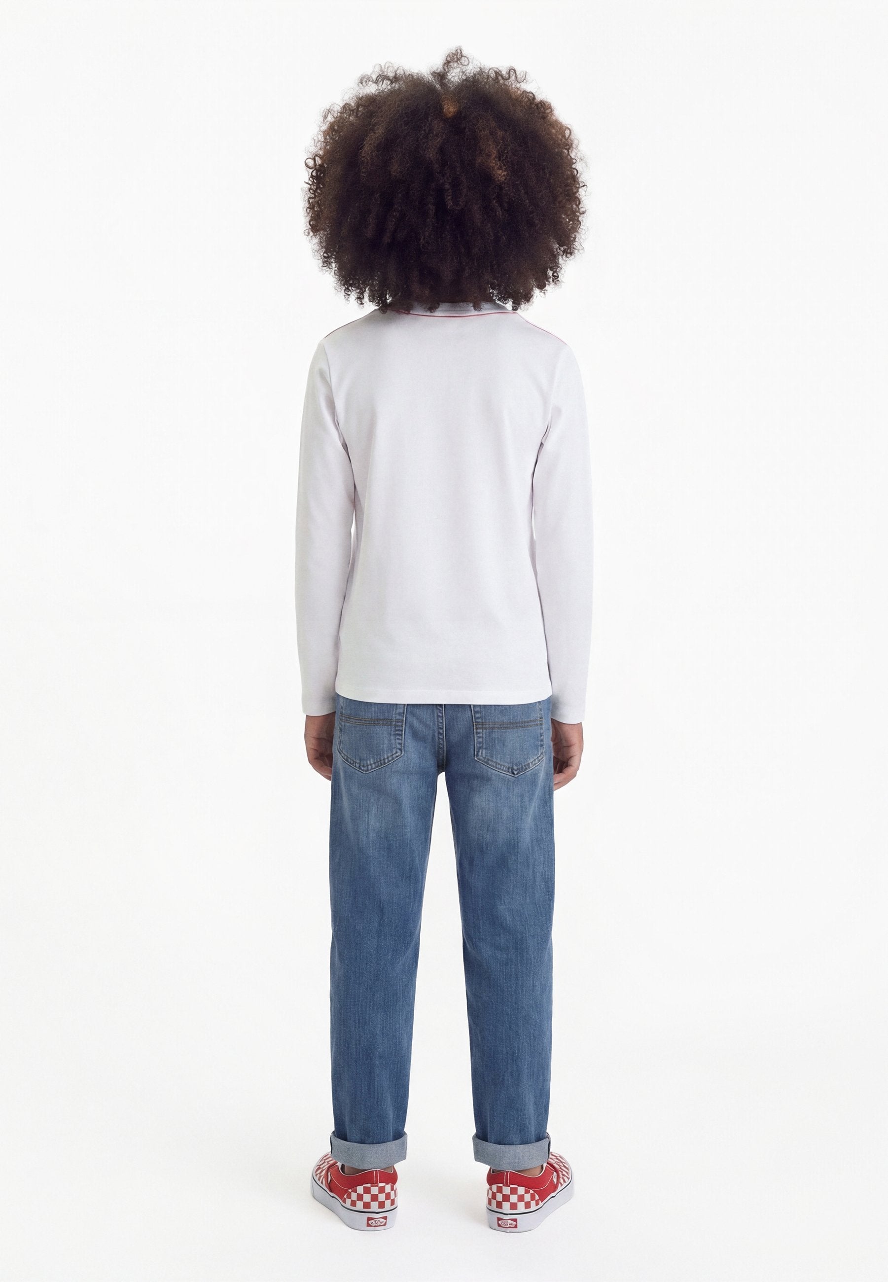 JUNIOR CORE - Long sleeved top - pure white