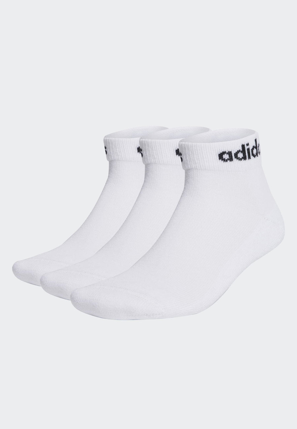 LINEAR CUSHIONED 3 PACK - Sports socks - white/black