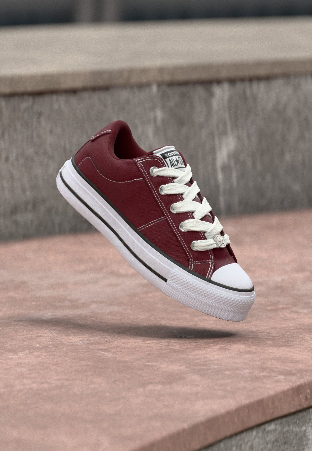 CHUCK TAYLOR ALL STAR EXTREME - Trainers - deep bordeaux/white/black