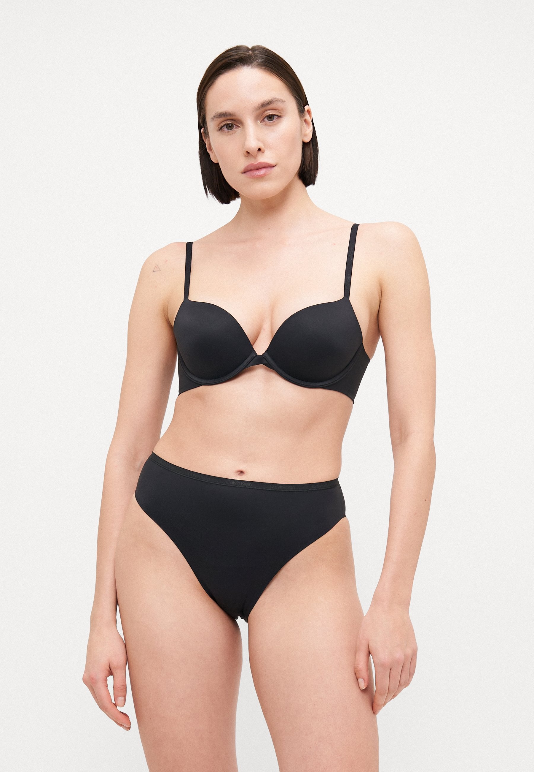 PUSH UP PLUNGE PERFECTLY FIT - Destekli sütyen - siyah