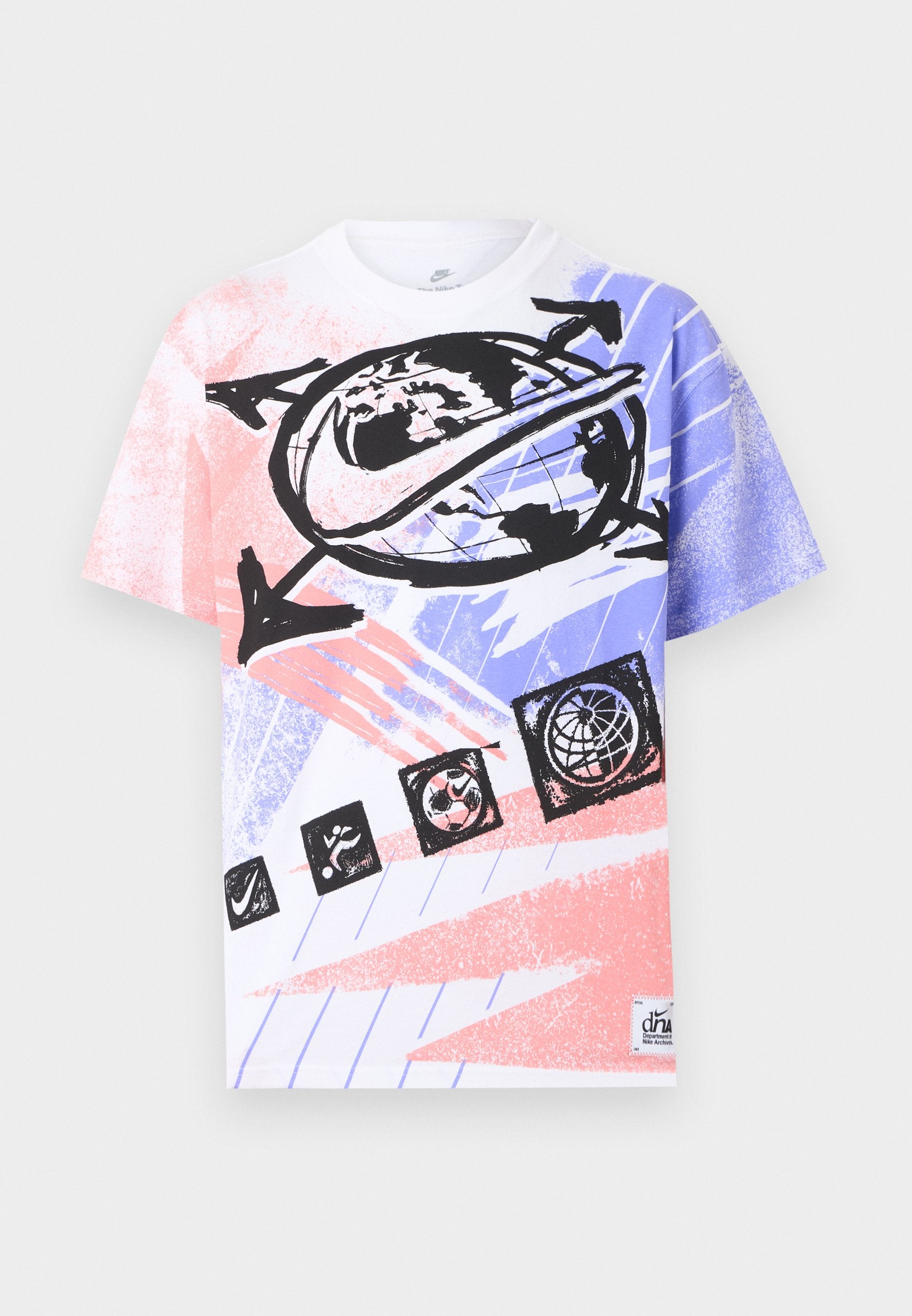 TEE POST STAMP UNISEX - Print T-shirt - white
