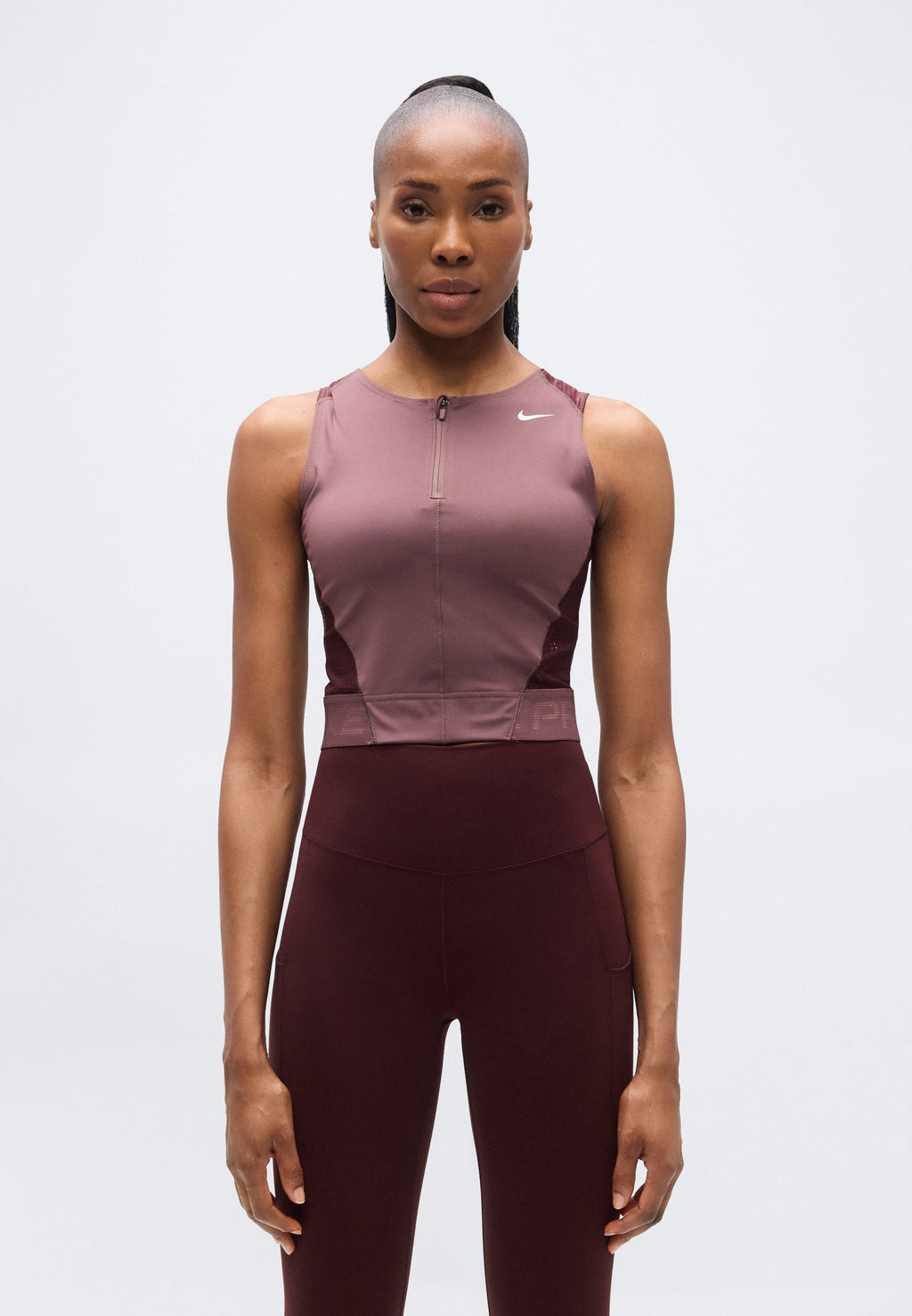 TANK - Top - tattoo/burgundy crush/white