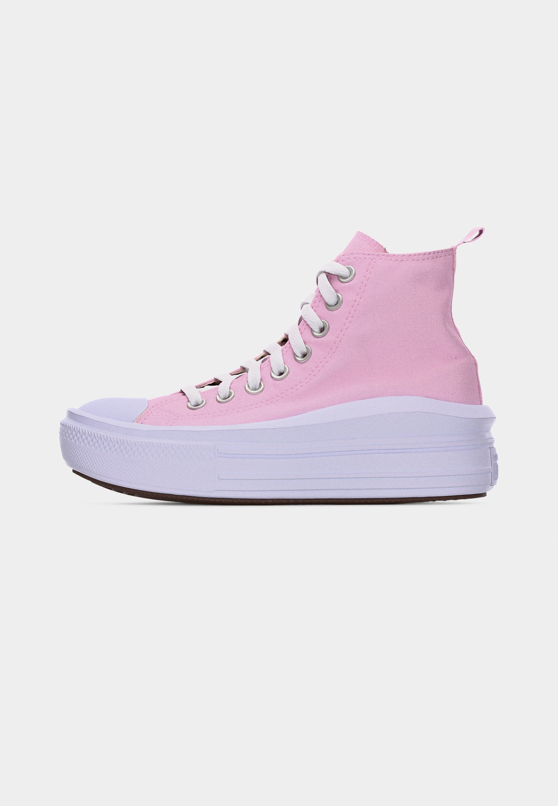 CHUCK TAYLOR ALL STAR MOVE PLATFORM UNISEX - High-top trainers - new found bloom/white/black