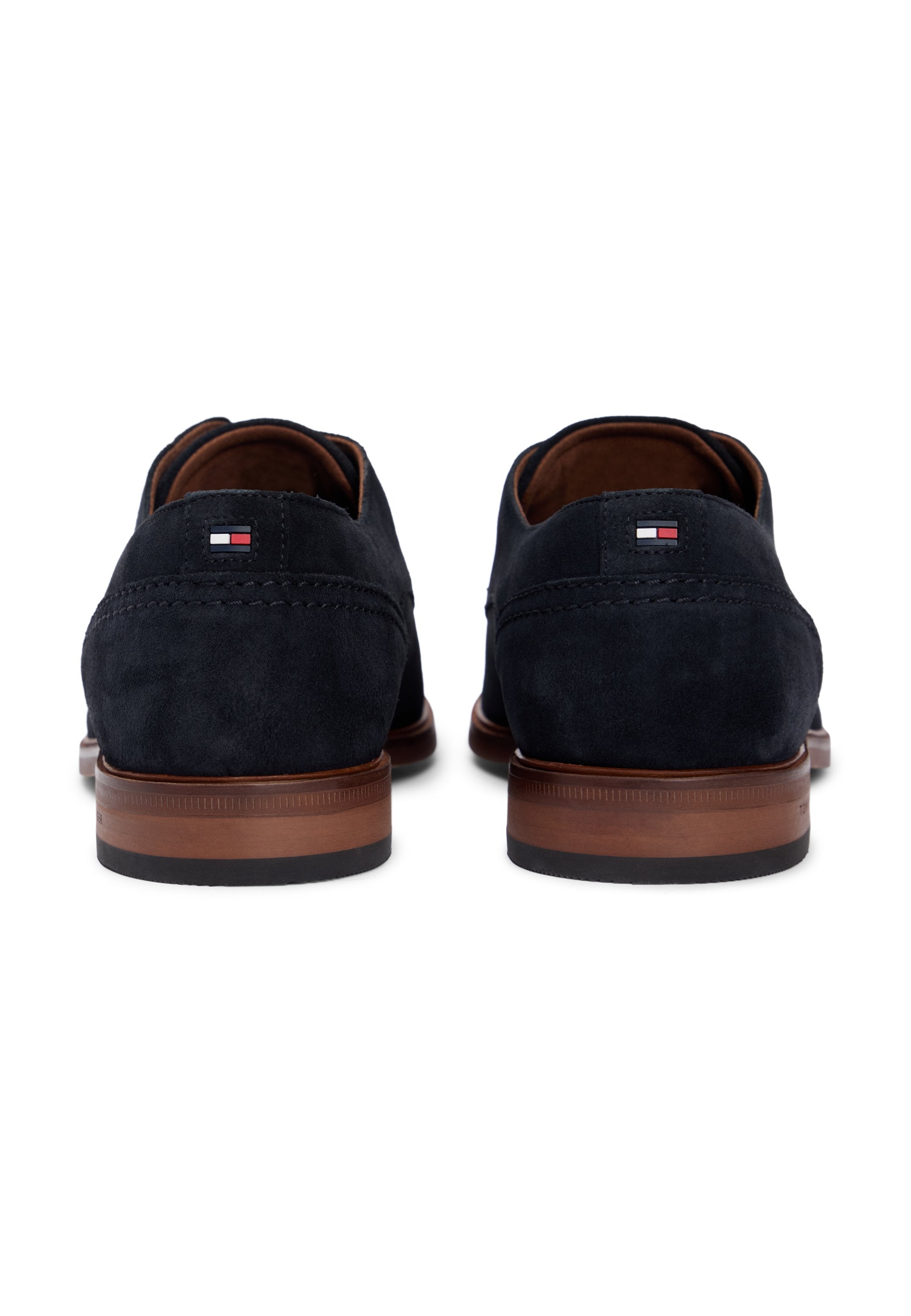 SUEDE DERBY SHOES - Lace-ups - desert sky