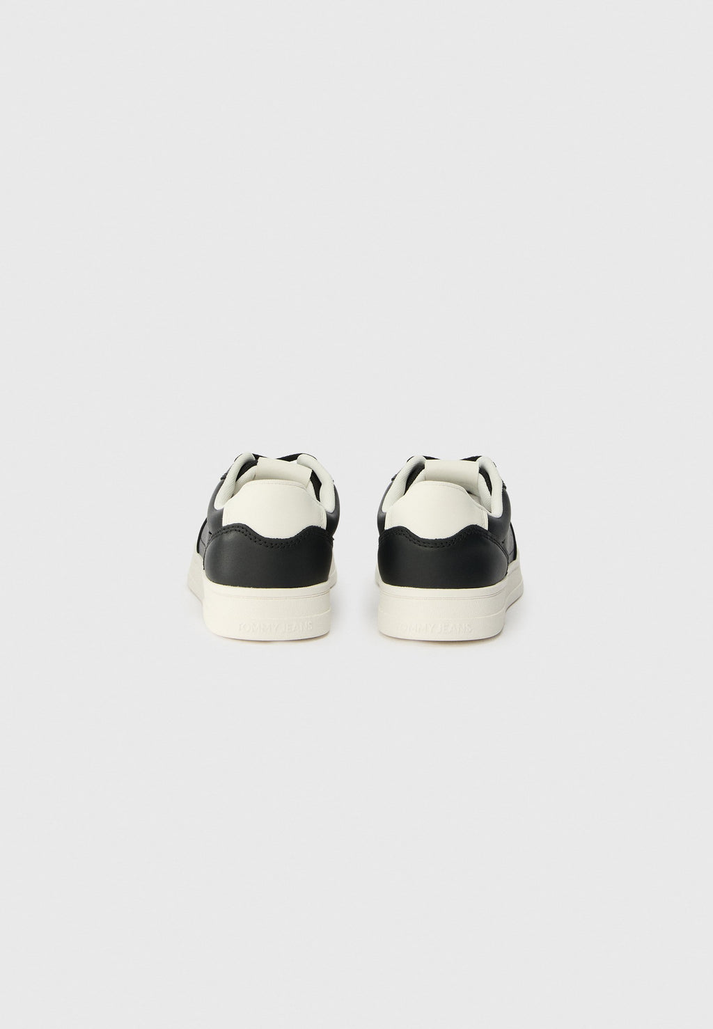 THE GREENWICH LEATHER CONTRAST HEEL TRAINERS - Trainers - black