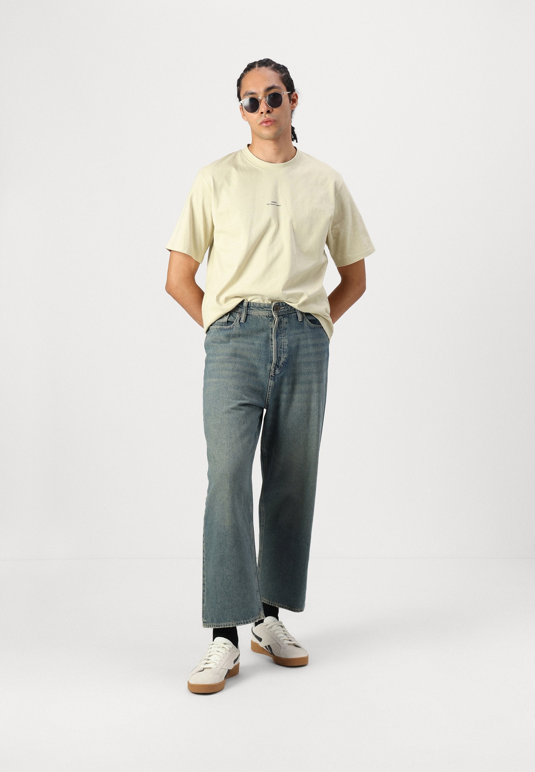 JJIRON JJORIGINAL BAGGY - Baggy Jeans - blue denim