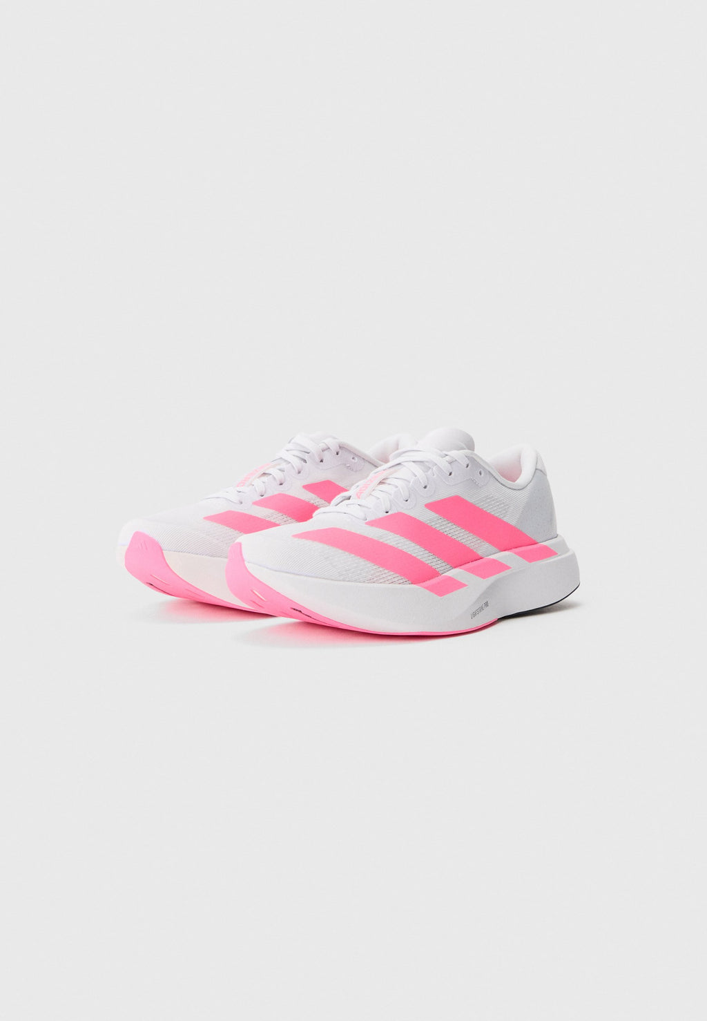 ADIZERO EVO SL J UNISEX - Road running shoes - dash grey/lucid pink/core black