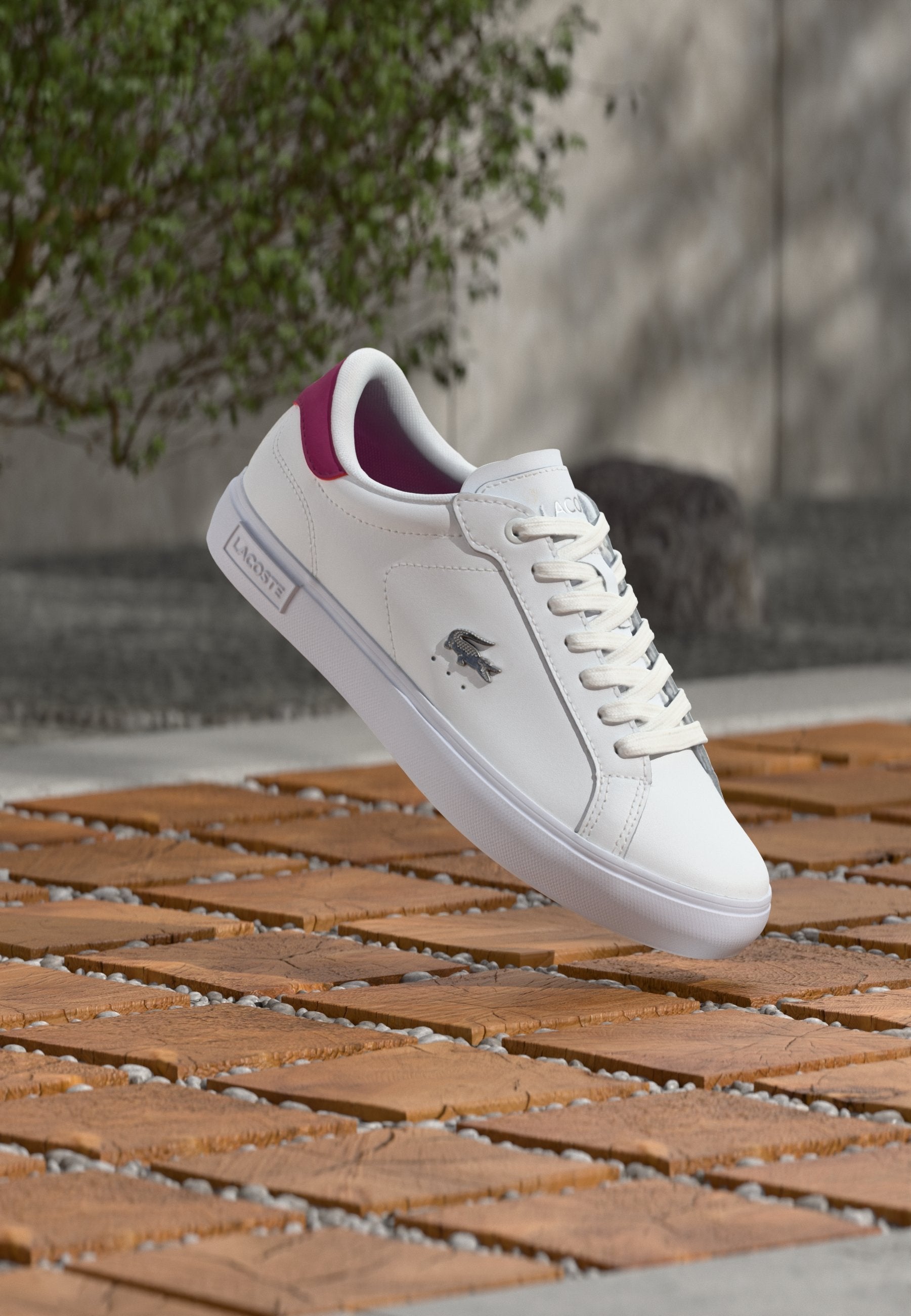POWERCOURT 126 - Trainers - white/dark purple