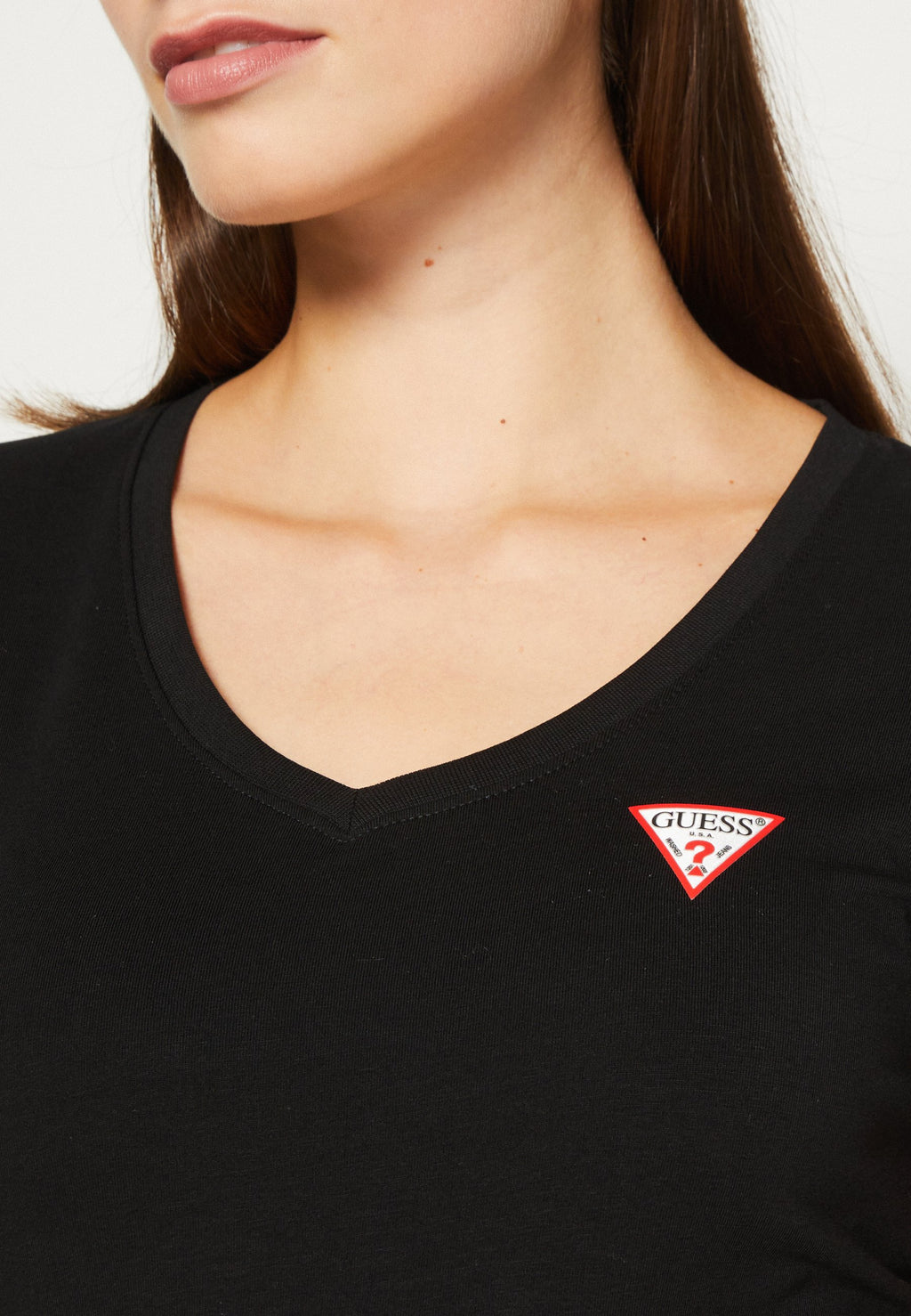 MINI TRIANGLE TEE - Basic T-shirt - jet black