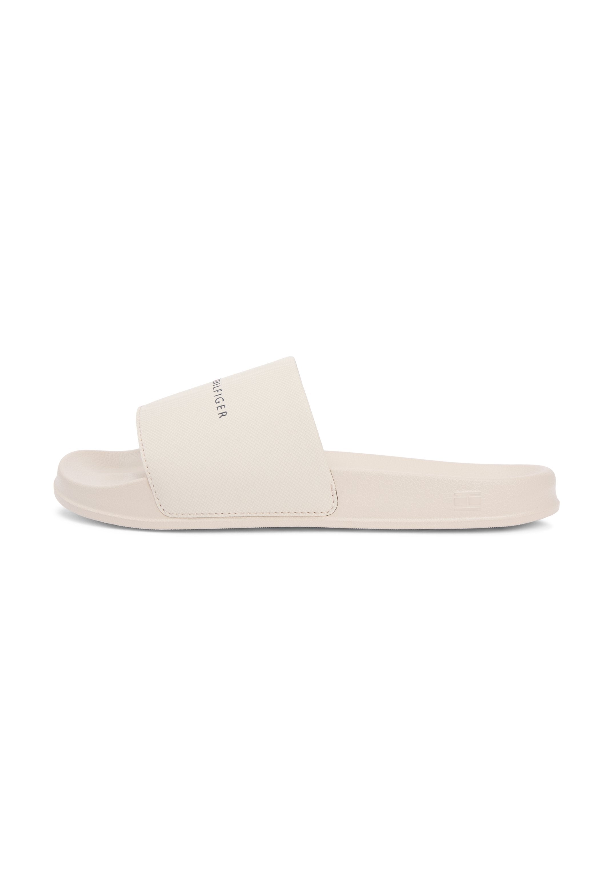 LOGO TEXTURED POOL SLIDES - Pool slides - classic beige