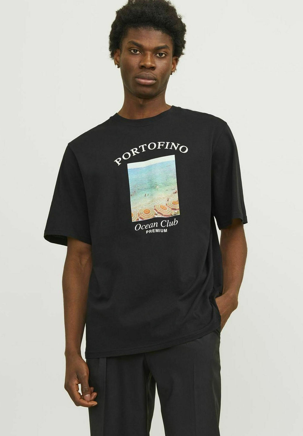 Printed - Print T-shirt - black onyx