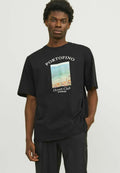 Printed - Print T-shirt - black onyx