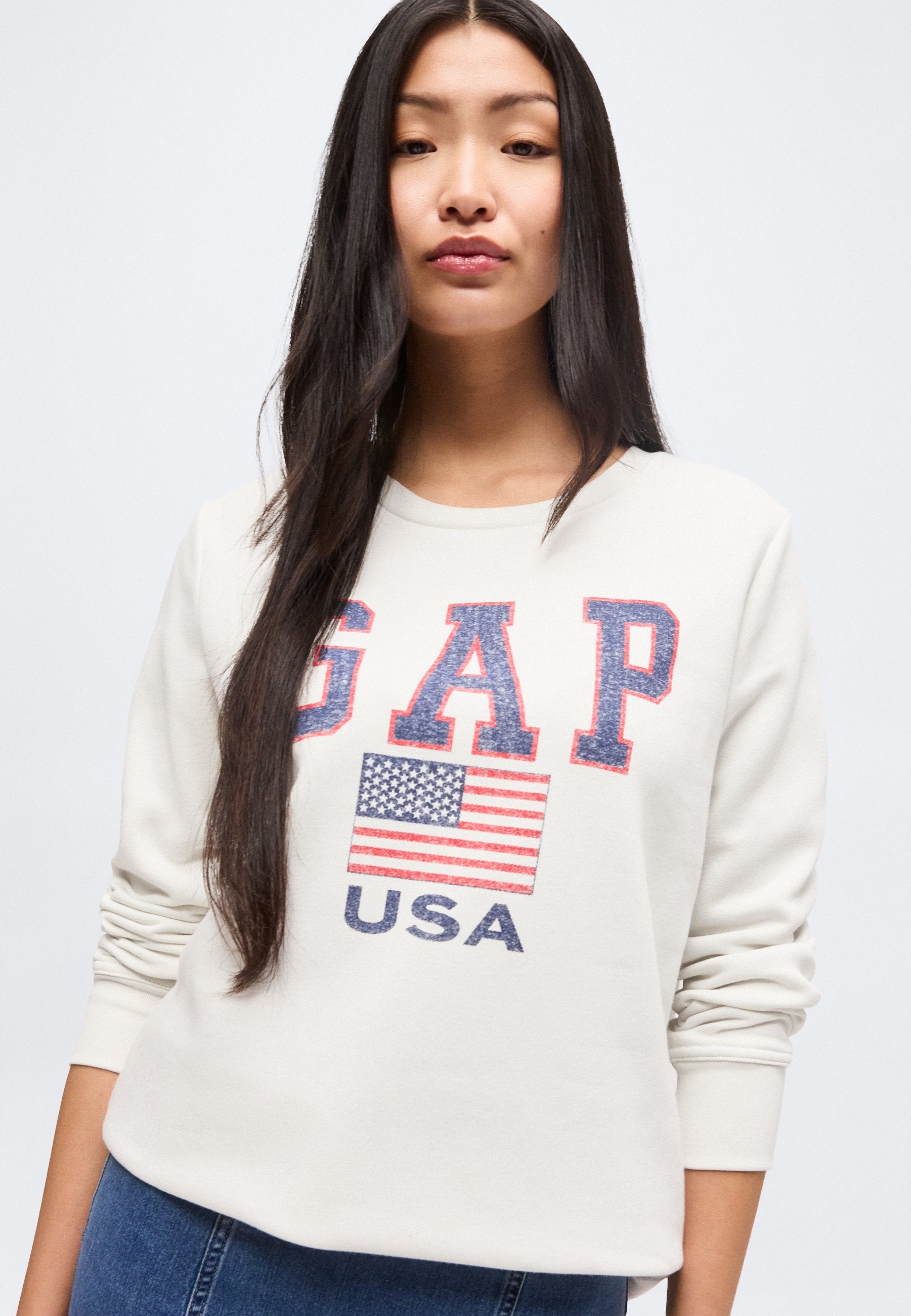 LOGO DOORBUSTER CREW - Sweatshirt - off-white