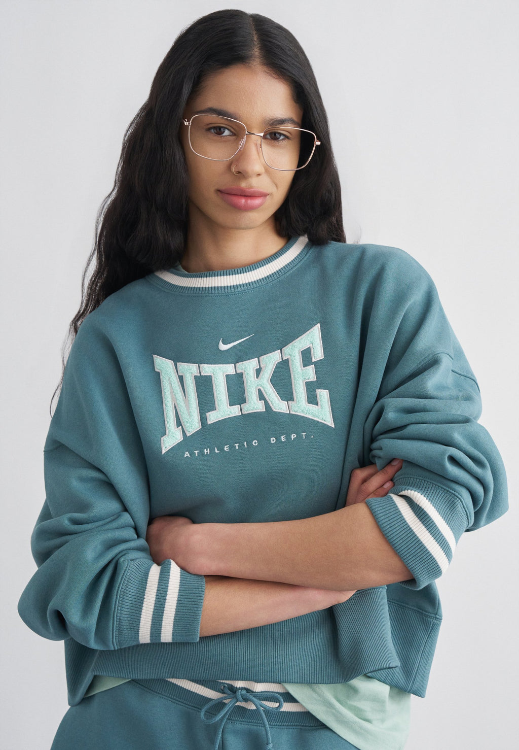 CREW - Sweatshirt - mineral slate