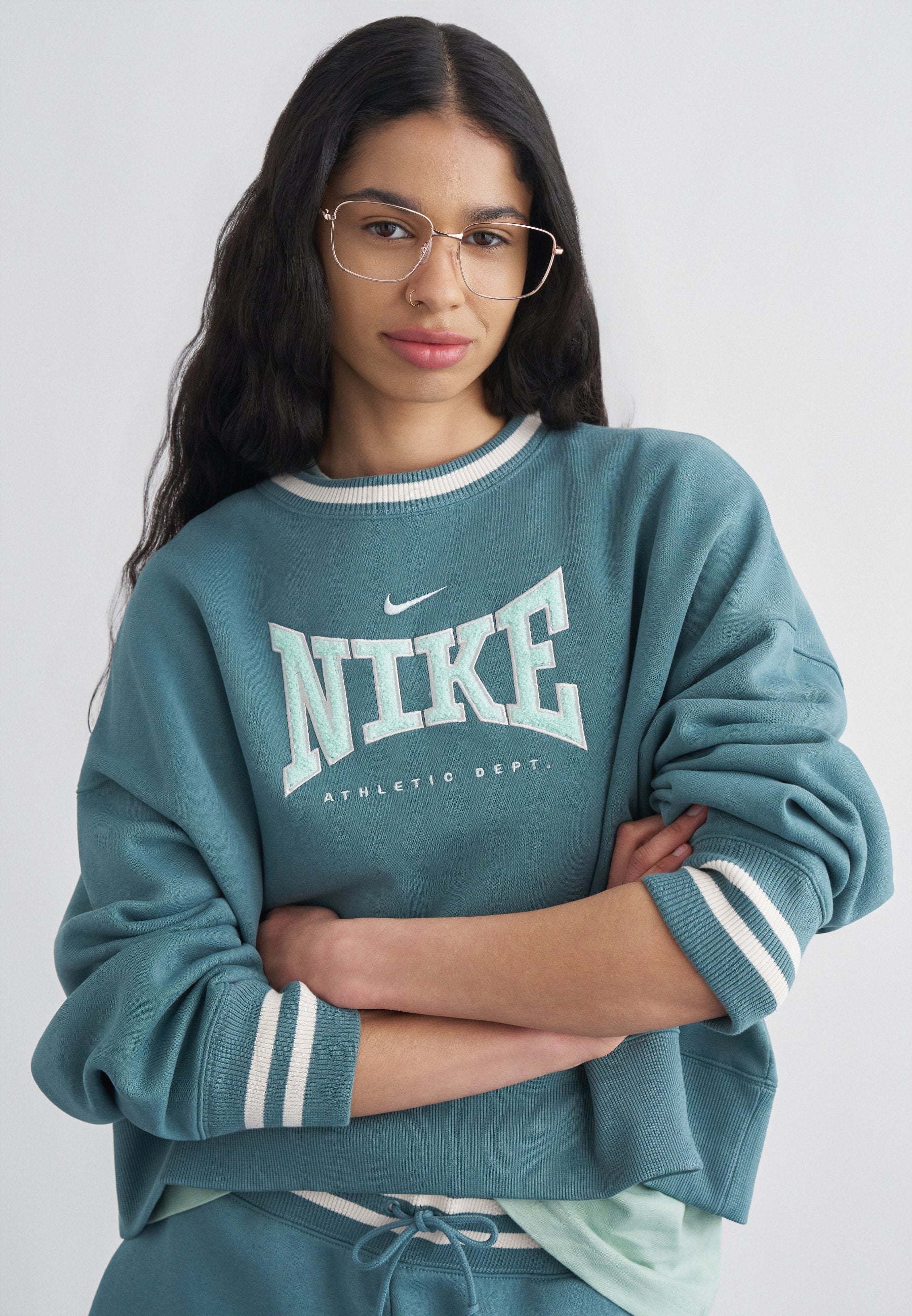 CREW - Sweatshirt - mineral slate