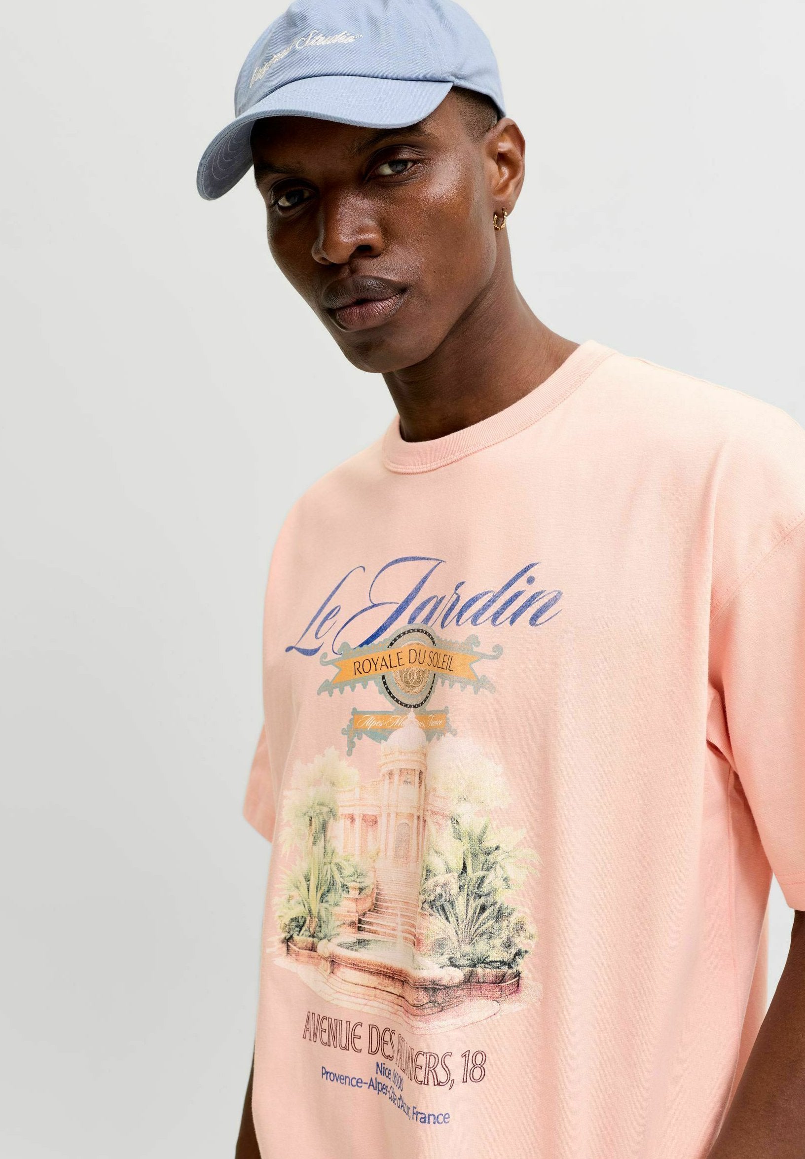 T- - Print T-shirt - peach melba