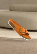 MADRID LENA KURKUMA HEXS NARROW - Sandals - kurkuma