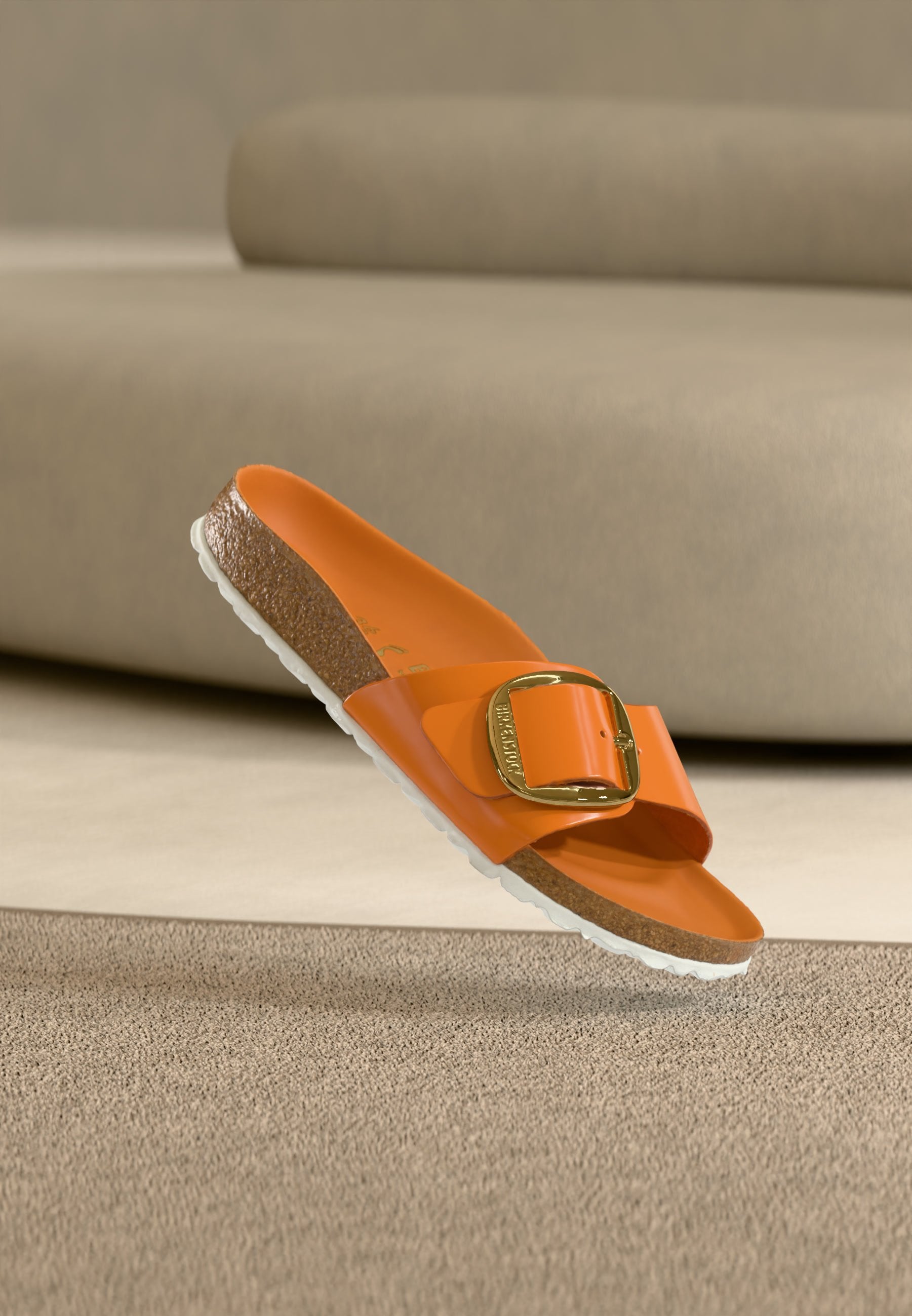 MADRID LENA KURKUMA HEXS NARROW - Sandals - kurkuma