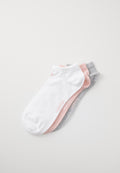 WOMEN 3 PACK - Sneaker socks - pink
