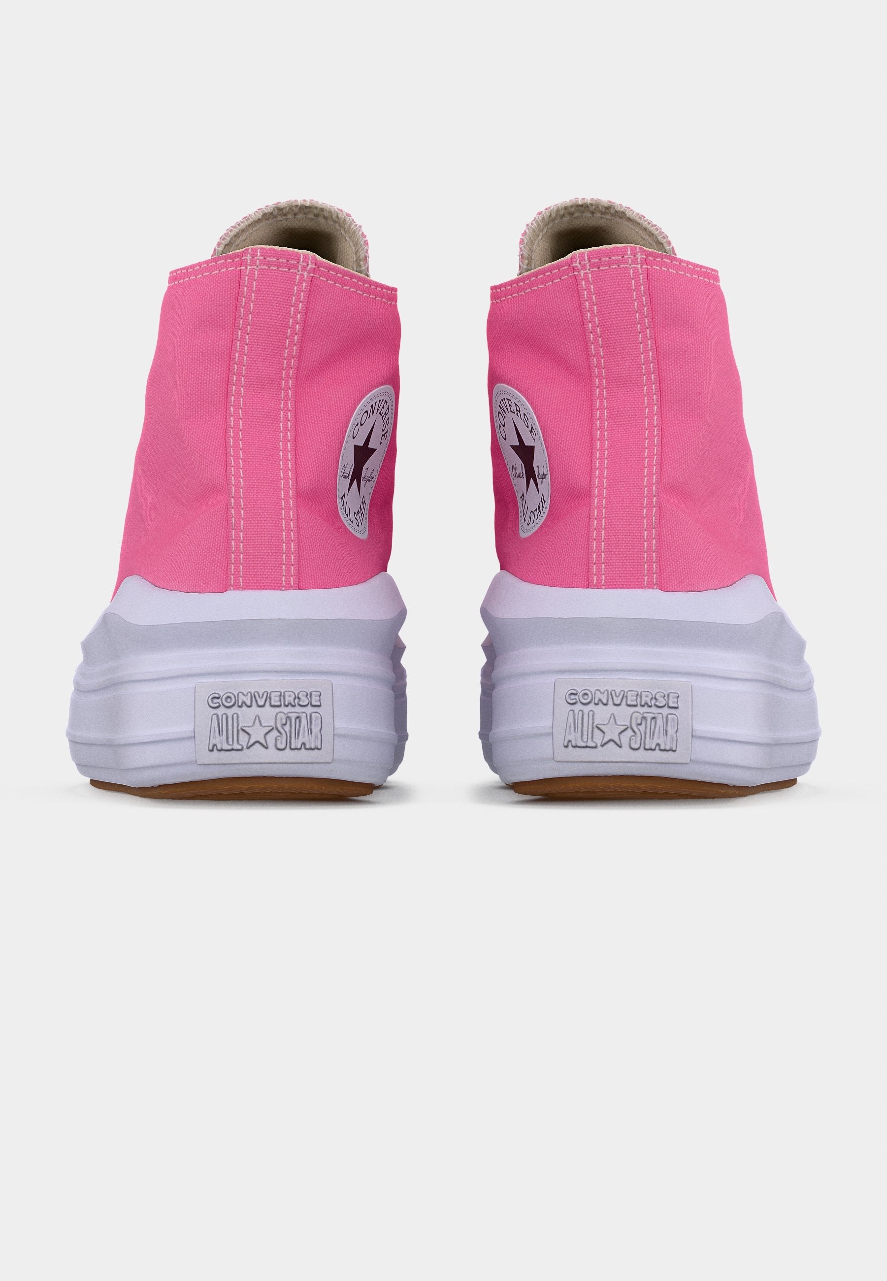 CHUCK TAYLOR ALL STAR MOVE PLATFORM - High-top trainers - pink/white/black