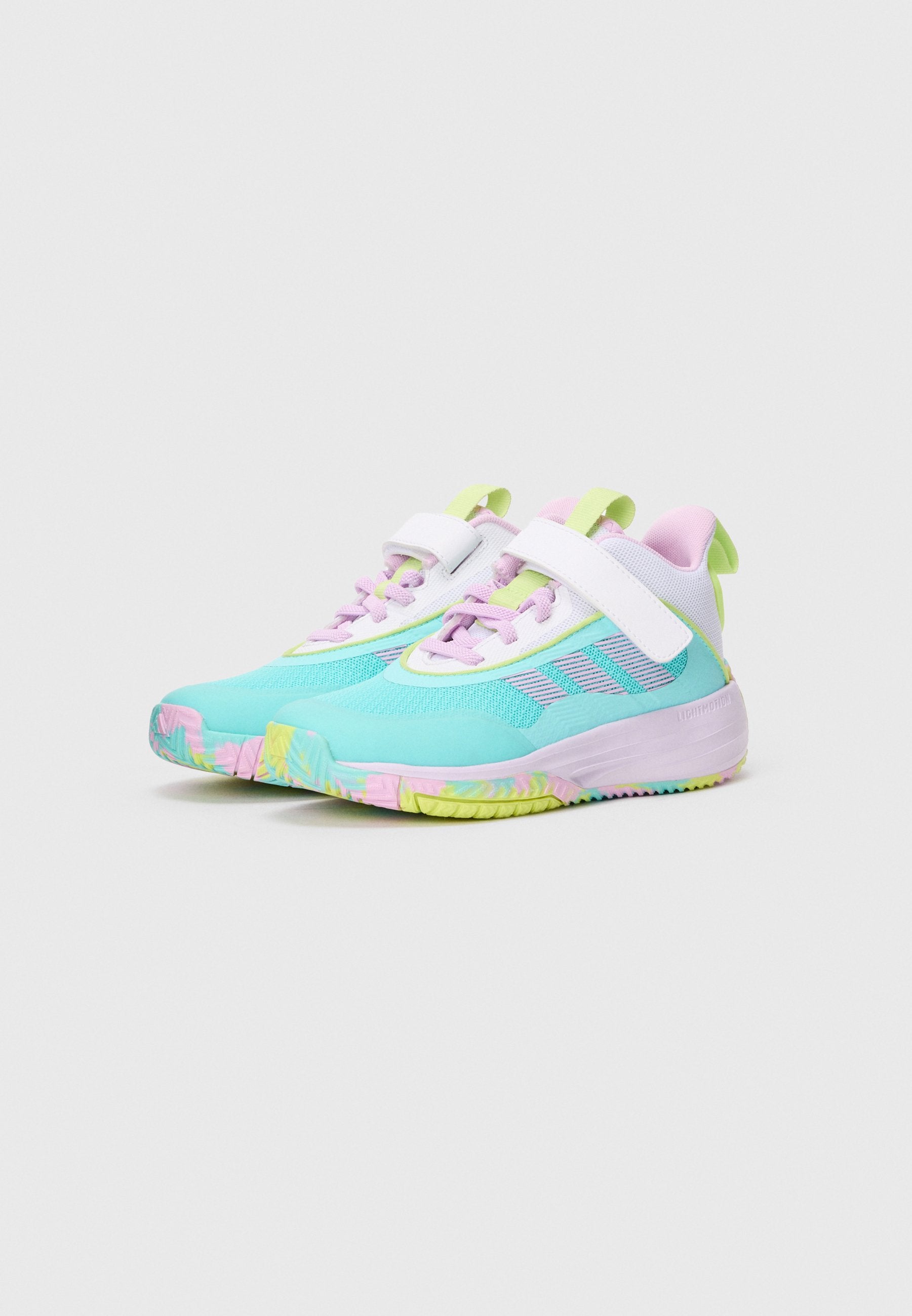 OWNTHEGAME 3.0 K UNISEX - Basketball shoes - flash aqua/bliss lilac/white