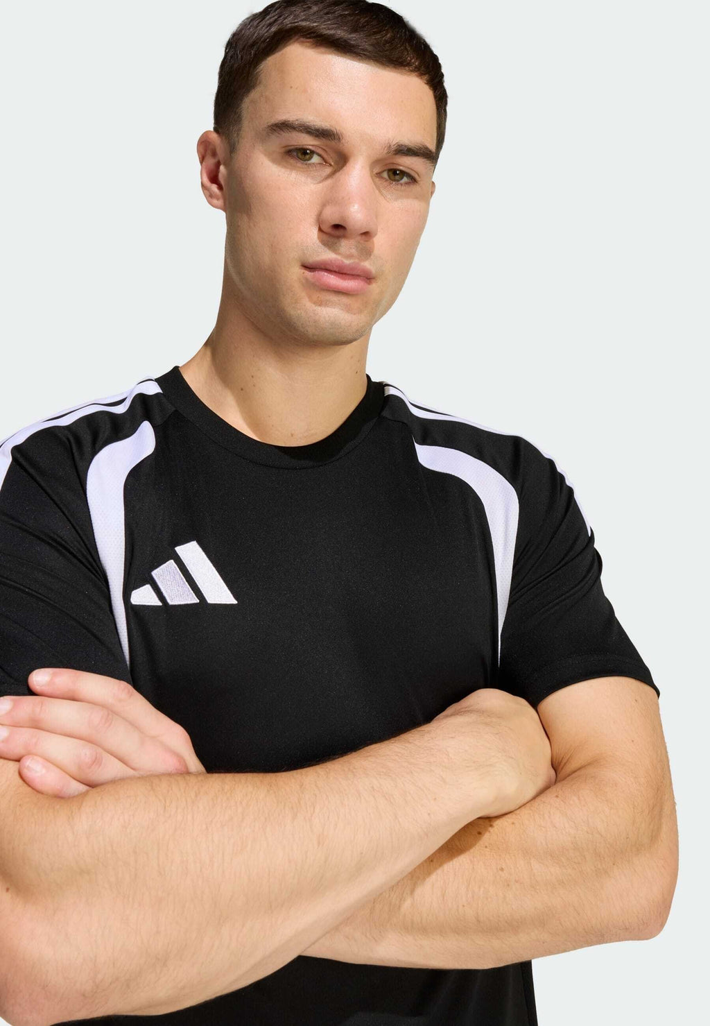 Sports T-shirt - black/white