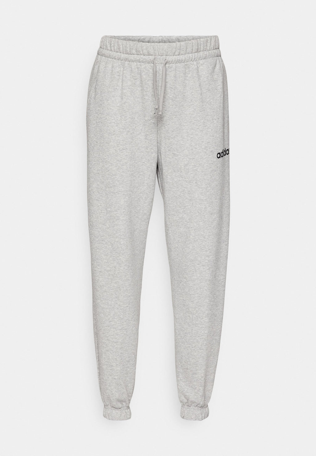ESSENTIALS LINEAR FRENCH TERRY CUFFED - Tracksuit bottoms - medium grey heather/black
