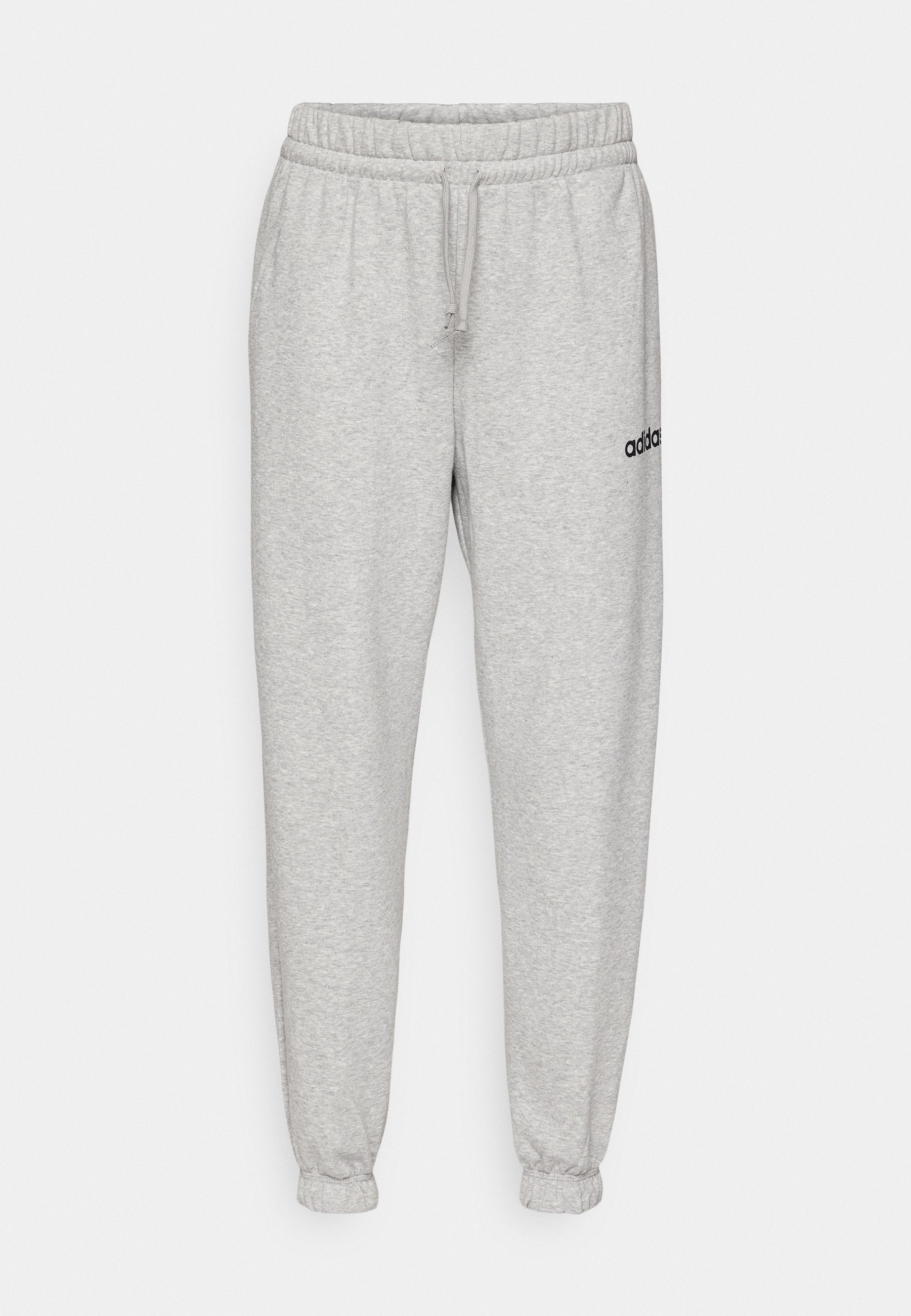 ESSENTIALS LINEAR FRENCH TERRY CUFFED - Tracksuit bottoms - medium grey heather/black
