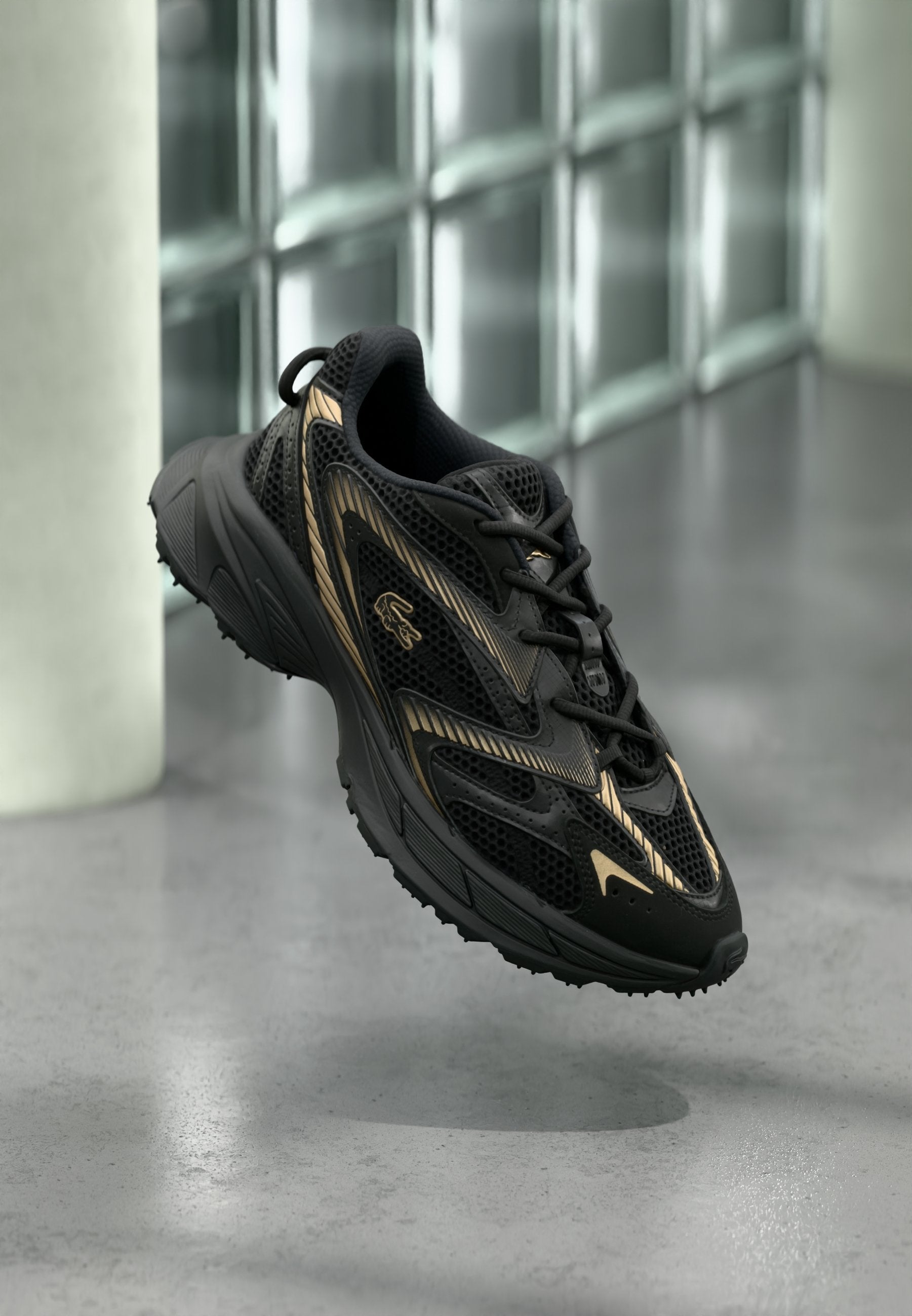 L003 NEO SHOT - Trainers - black/gold-coloured